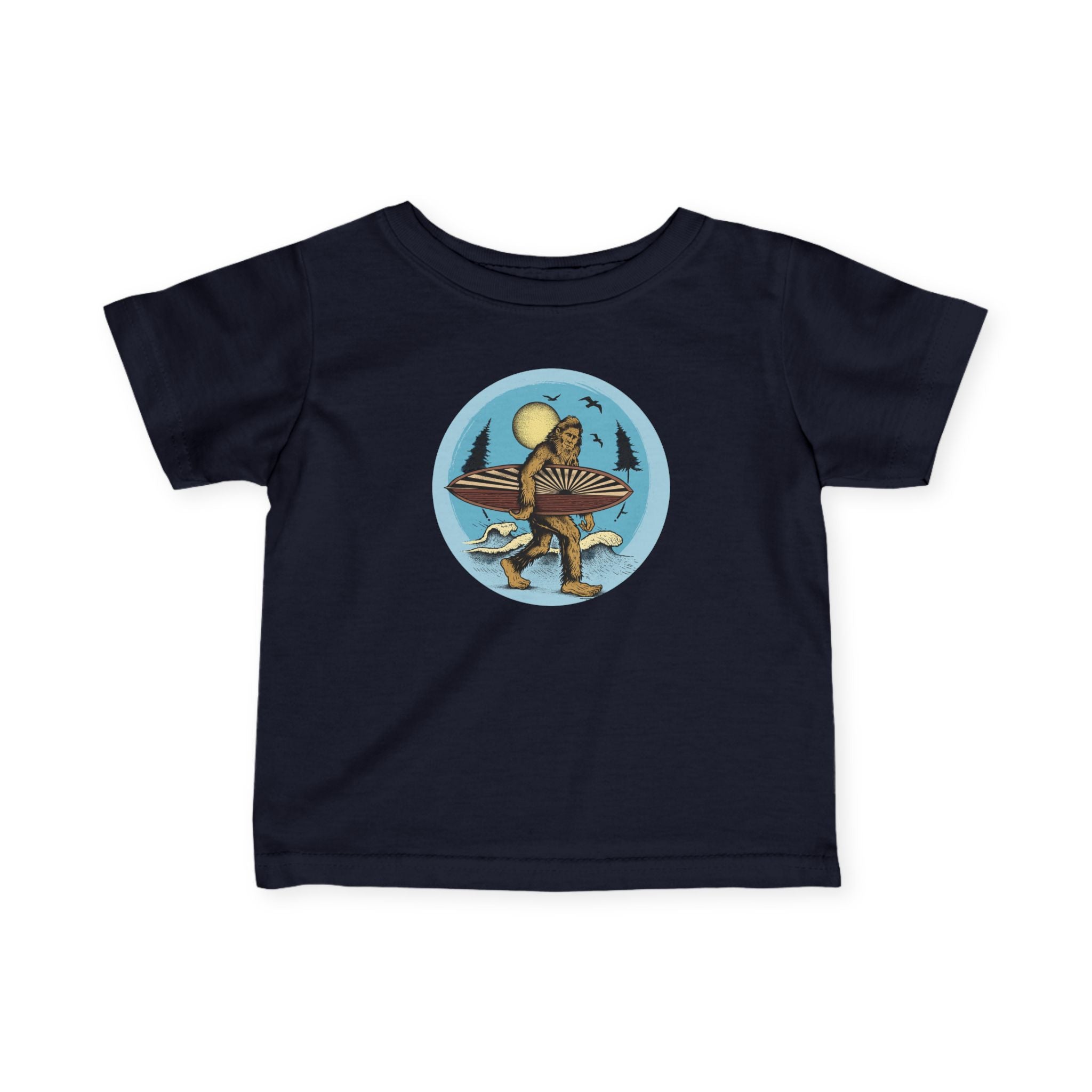 Ventana Surfsquatch by Thiago Bianchini - Infant 100% Cotton T-Shirt