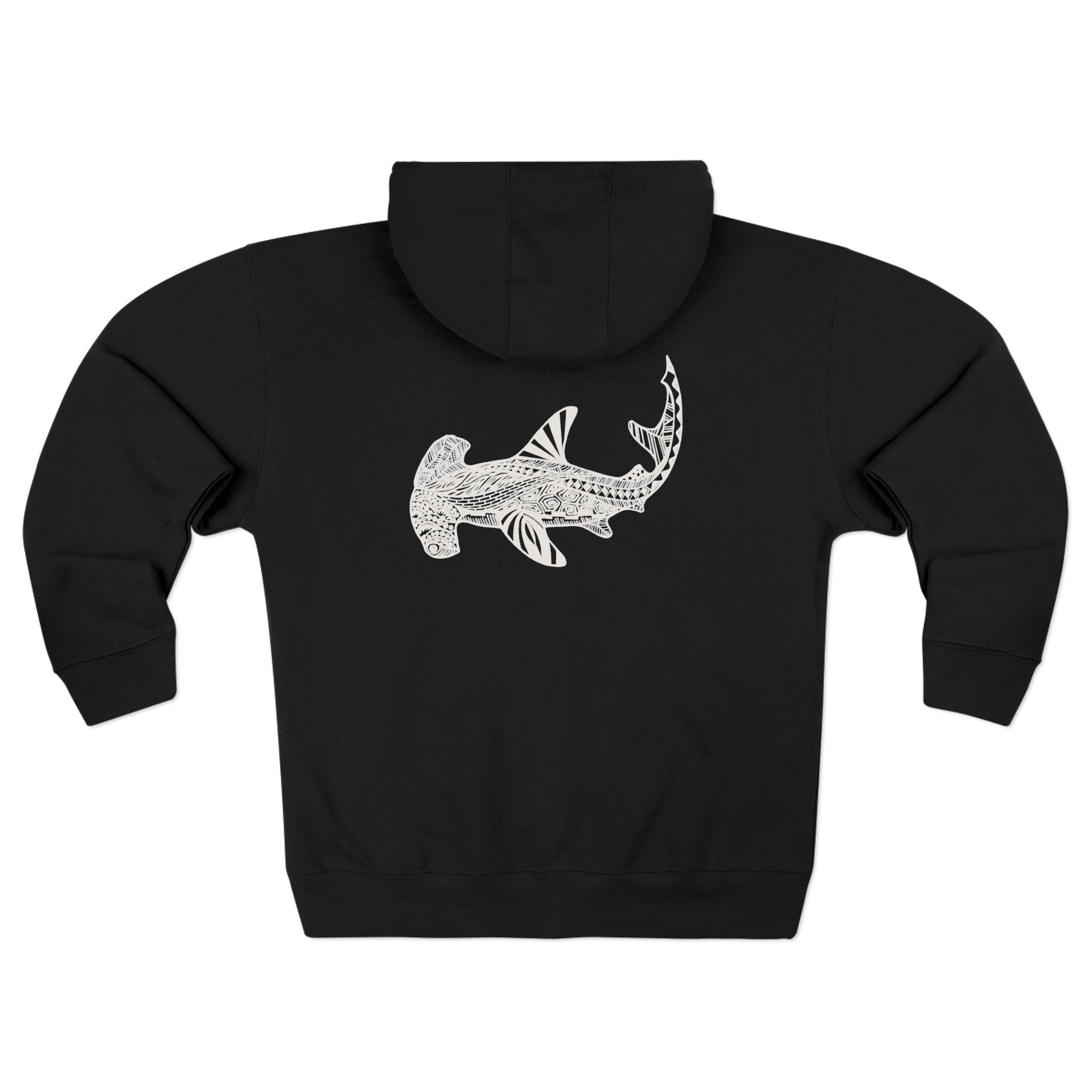 Ventangle Hammerhead Unisex - Zip Cotton Blend Fleece Hoodie