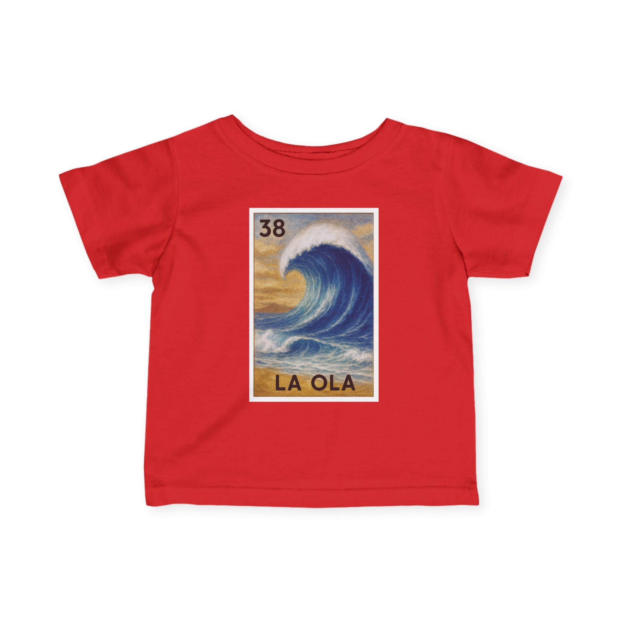 Wave Lotería - Infant 100% Cotton T-Shirt (La Ola)