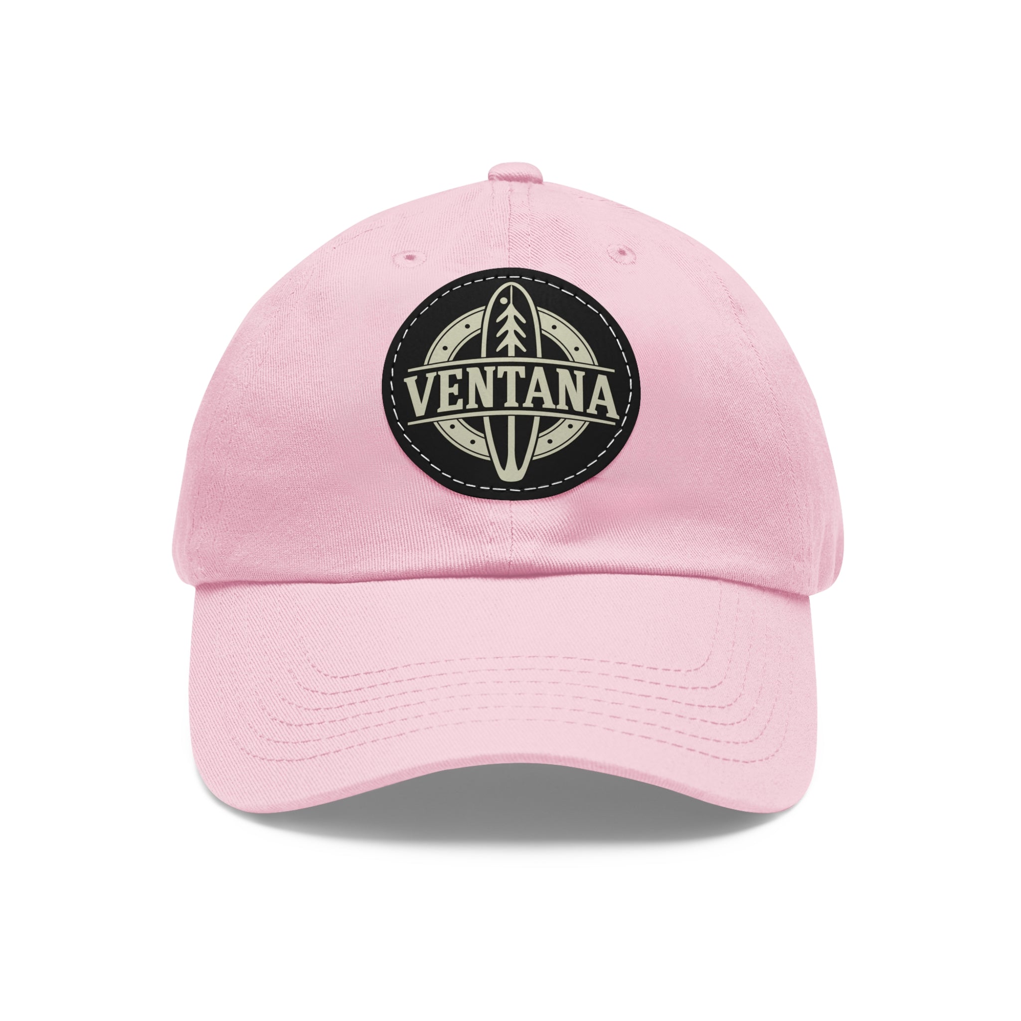 Ventana Treefish Logo Vegan Leather Patch Hat