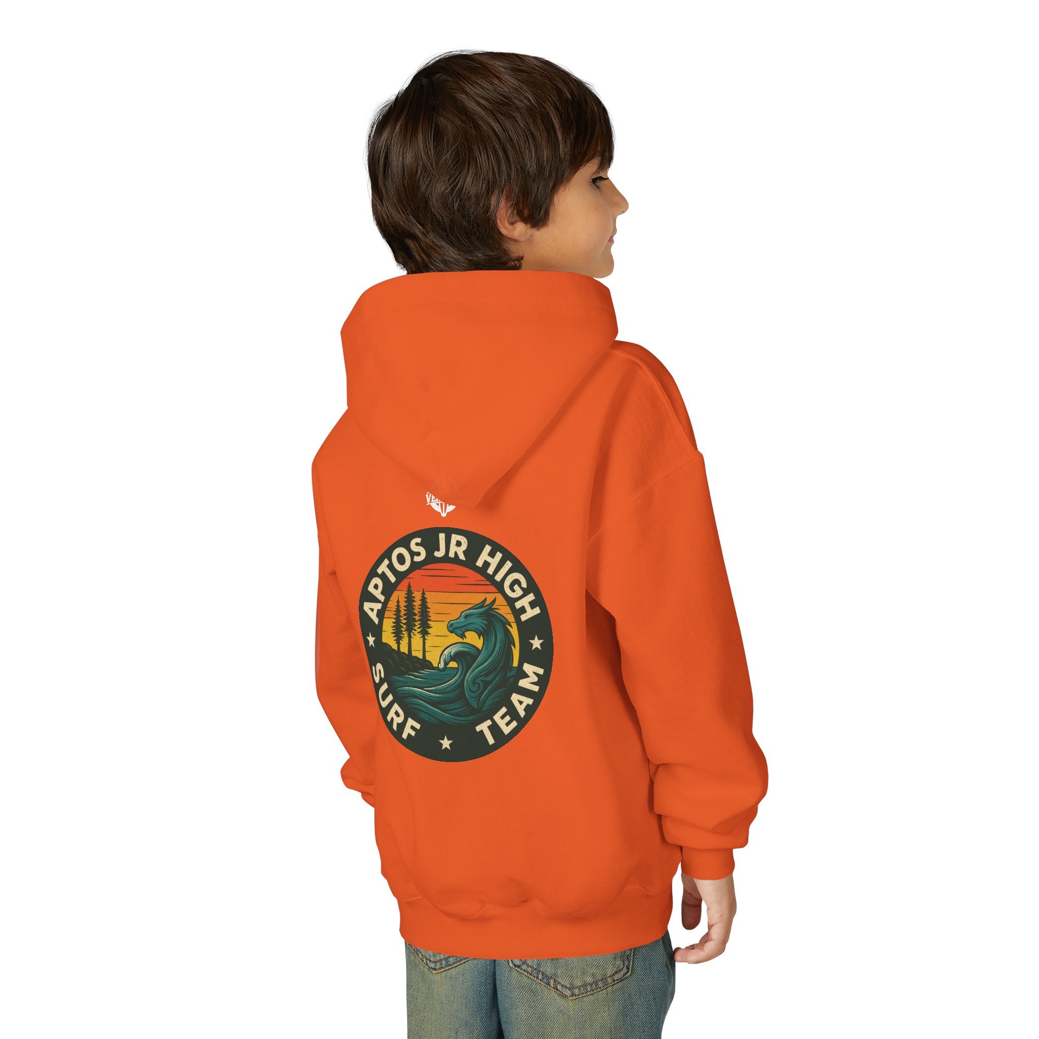 Aptos Jr High Surf Team Youth Pull-Over Hoodie - Heavy Blend Sweatshirt