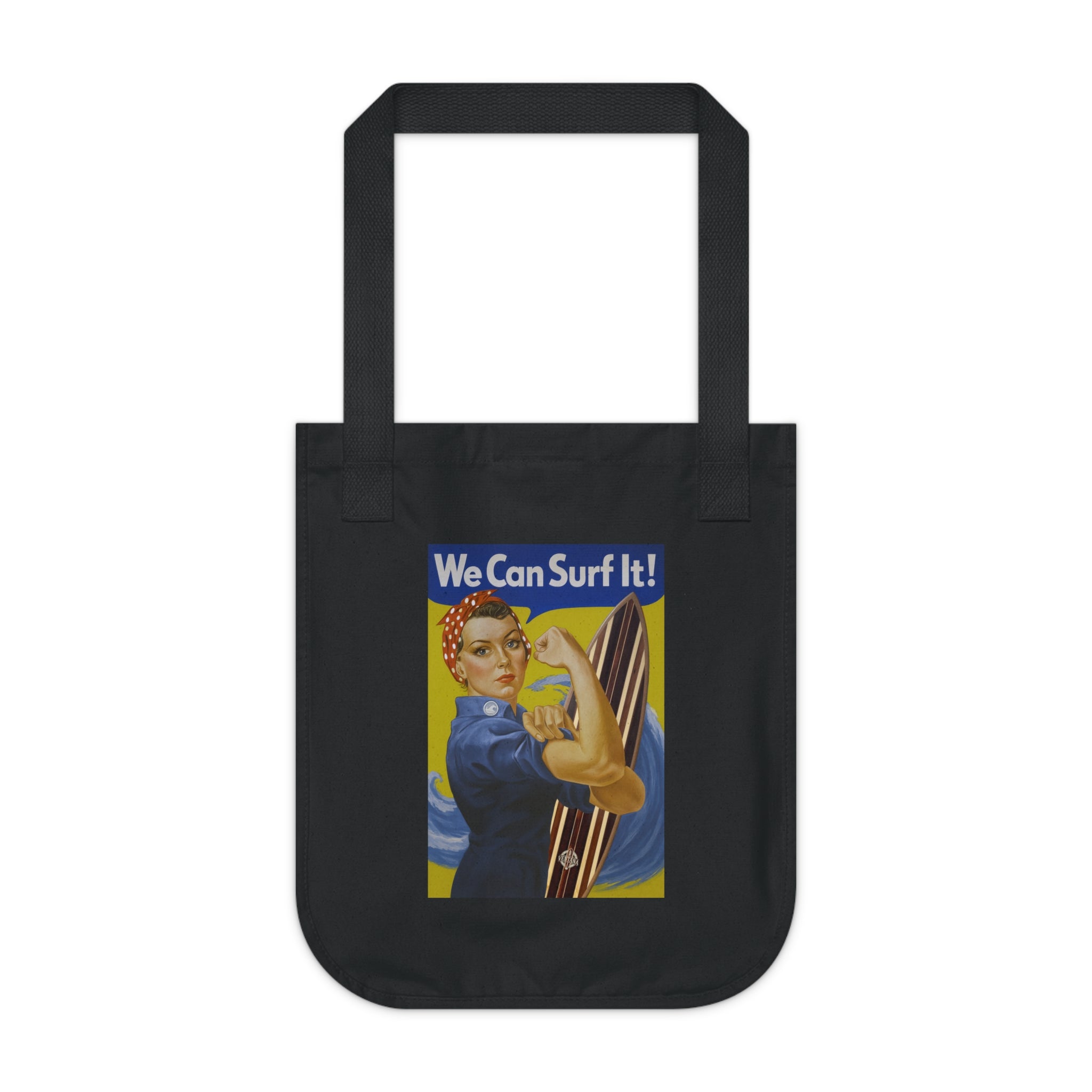 Rosie the Surfer Organic Cotton Tote Bag