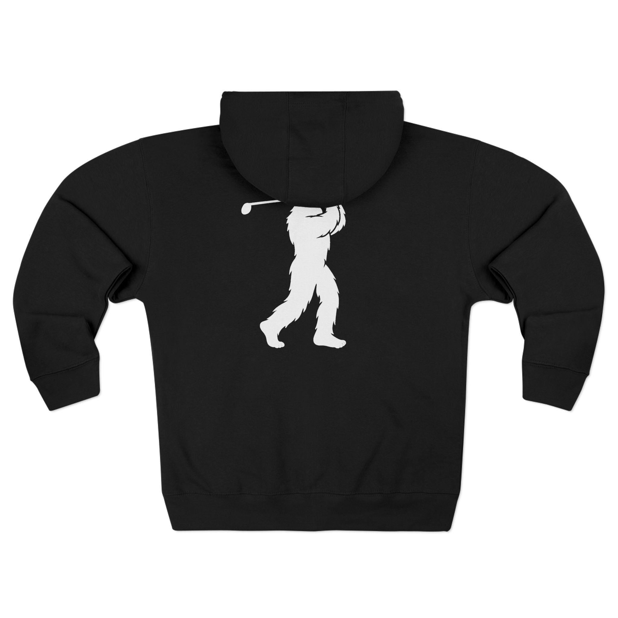 Ventana Golfsquatch Unisex - Zip Cotton Blend Fleece Hoodie