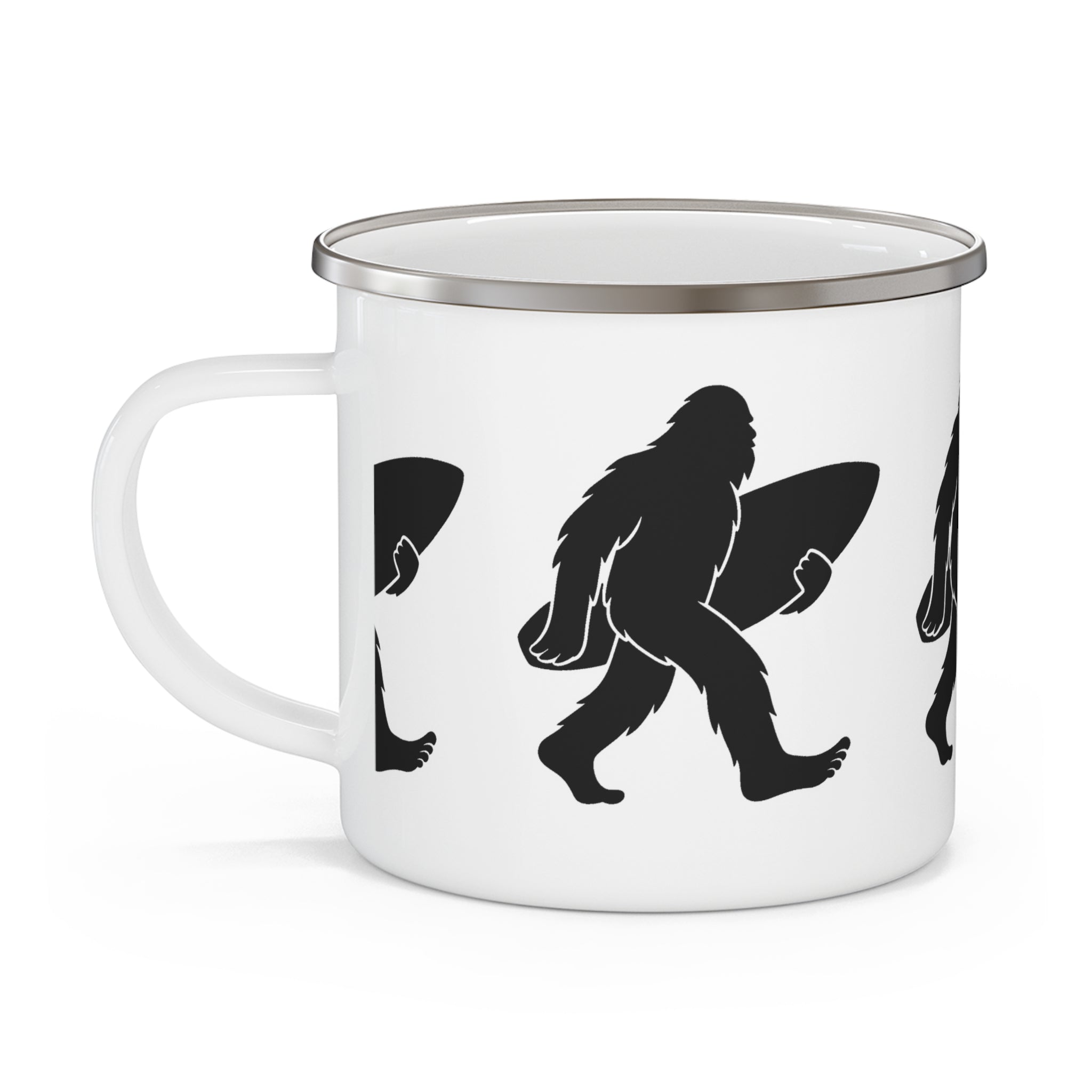 Ventana Surfsquatch Enamel Camping Mug