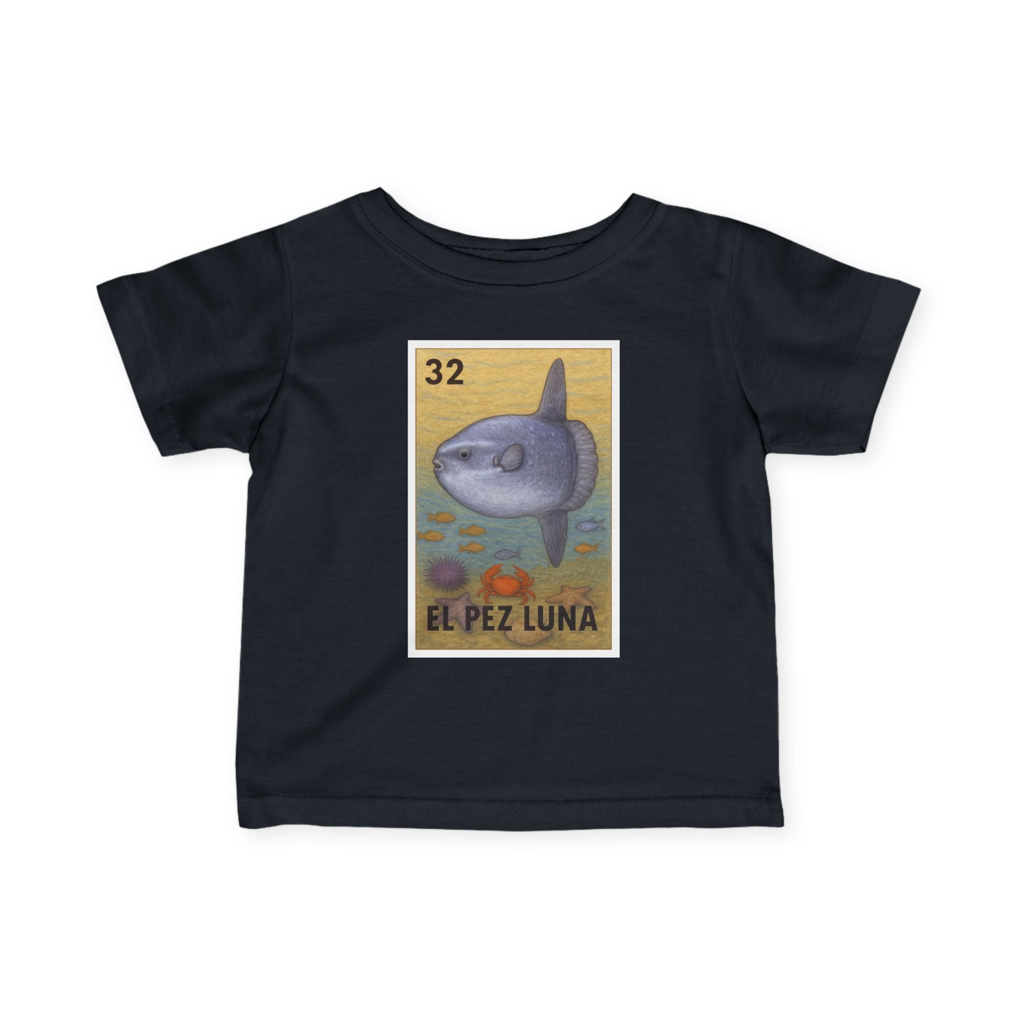 Sunfish Lotería - Infant 100% Cotton T-Shirt (El Pez Luna)