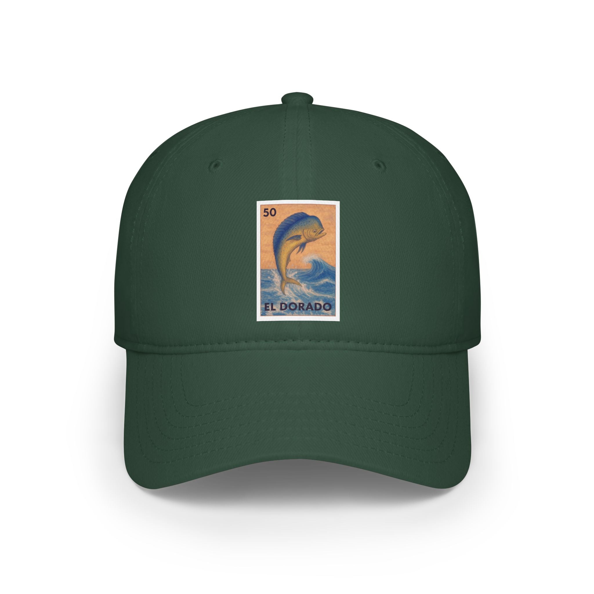 Dorado Lotería Unisex - 100% Cotton Baseball Cap (El Tiburón)
