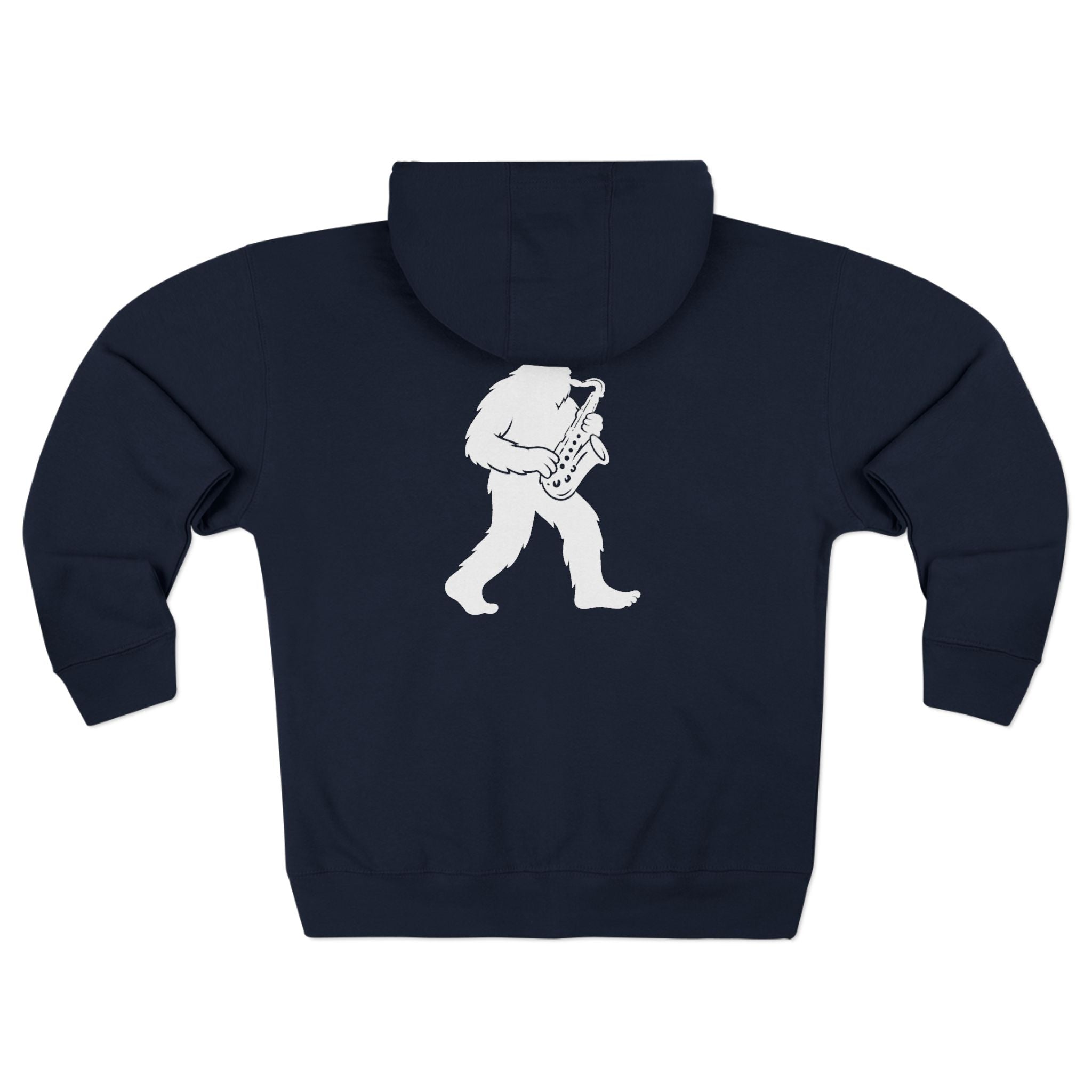 Ventana Saxsquatch Unisex - Zip Cotton Blend Fleece Hoodie