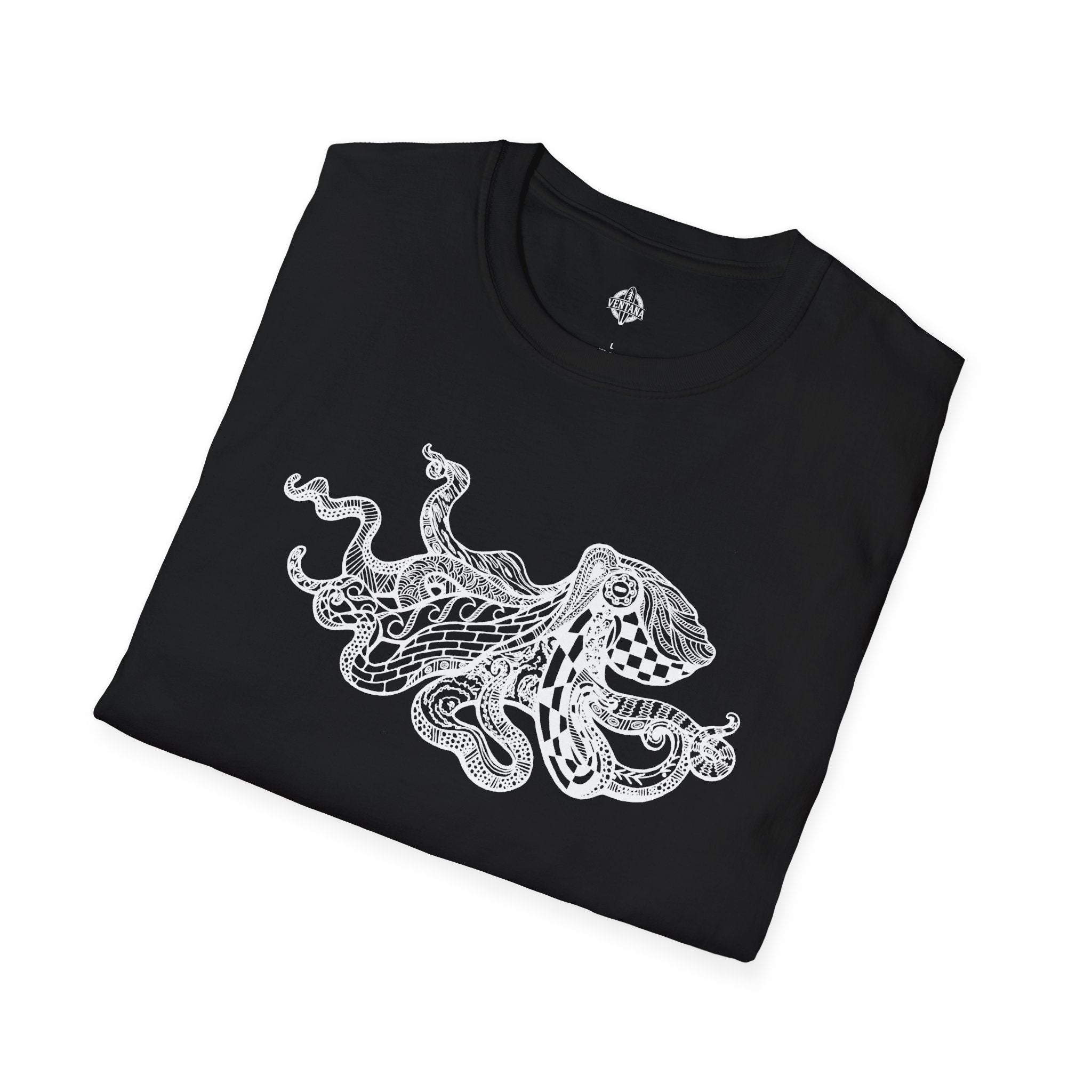 Ventangle Octopus Unisex - Soft Style U.S. Cotton T-Shirt