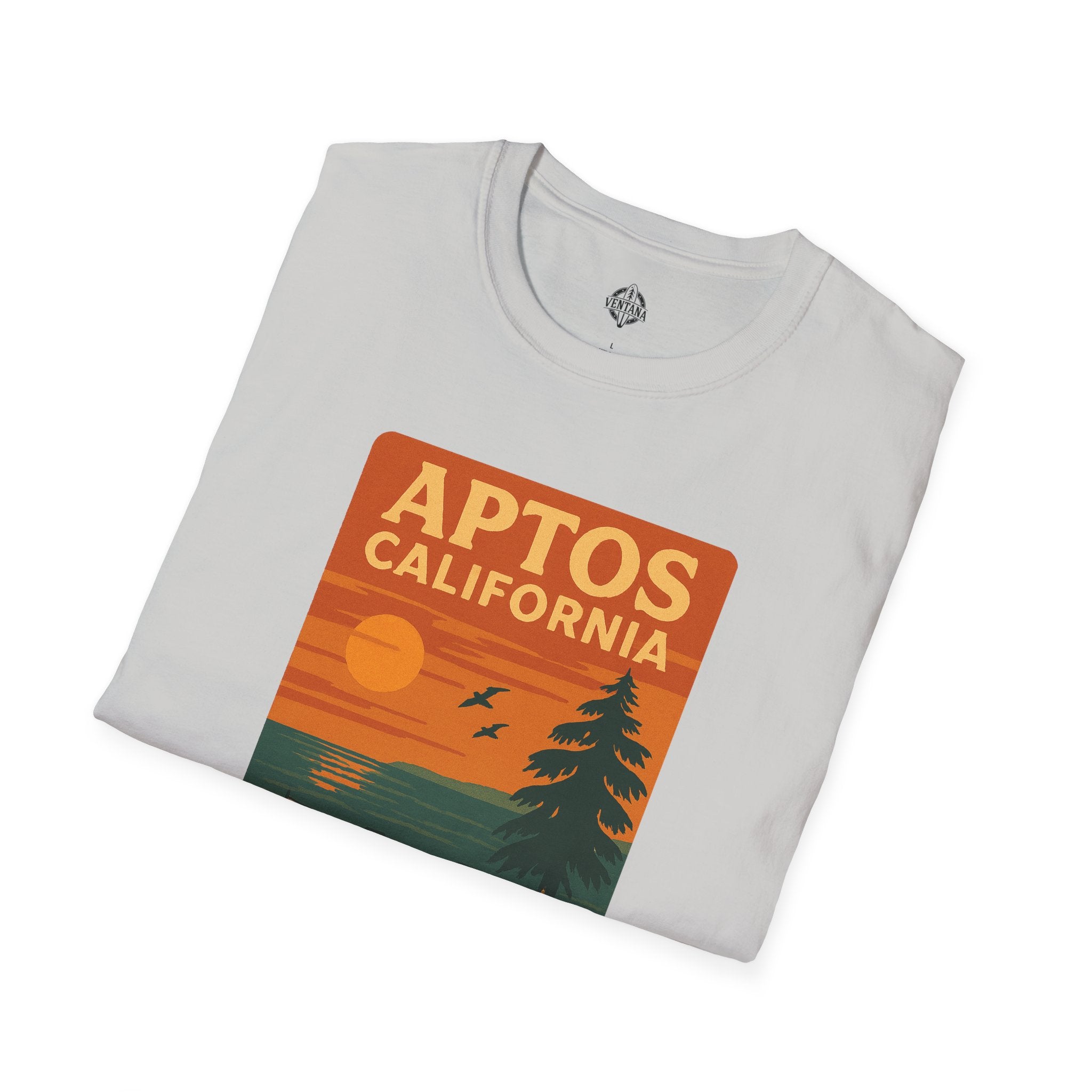 Aptos California Sunset Unisex - U.S. Cotton T-Shirt