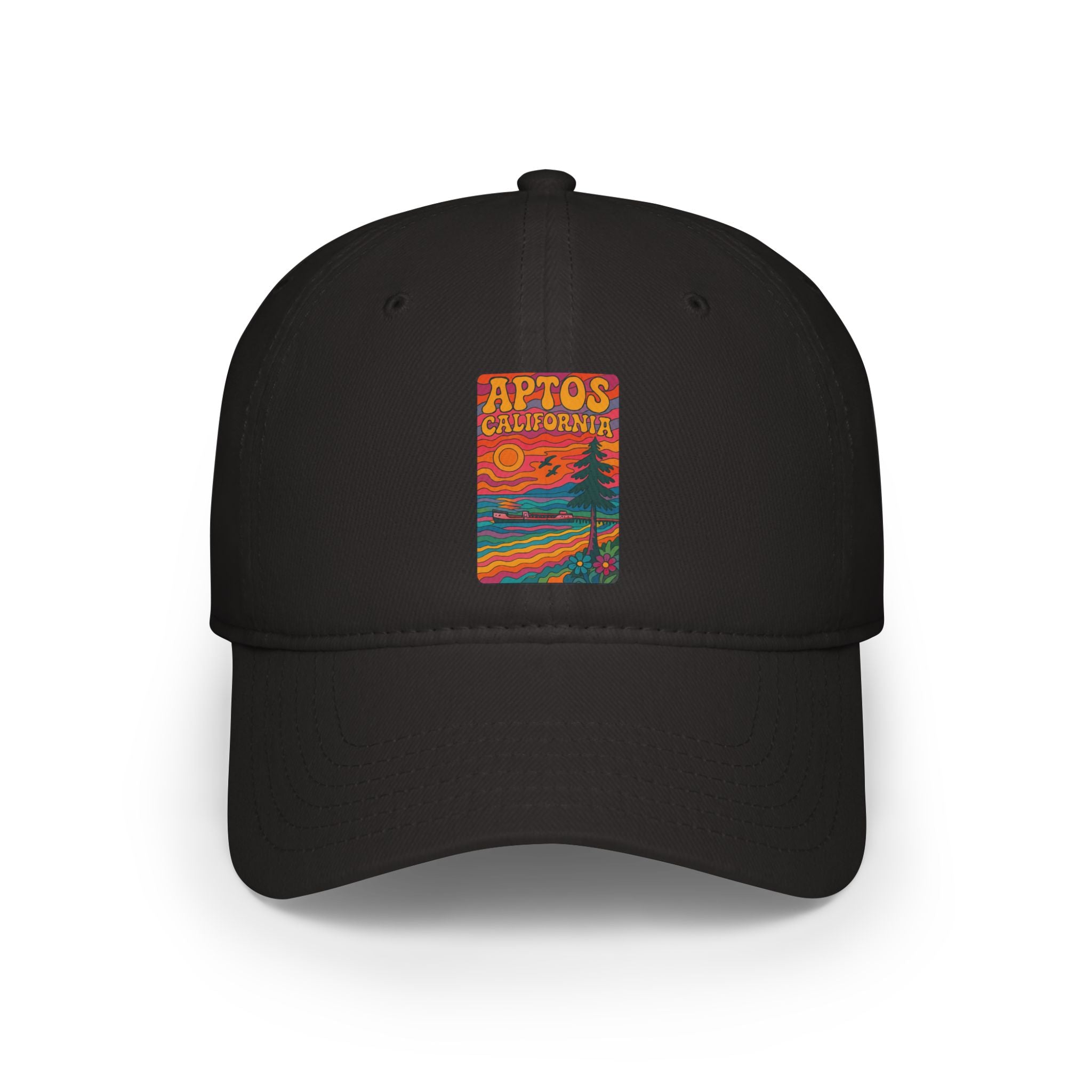 Aptos California Psychedelic - 100% Cotton Baseball Cap