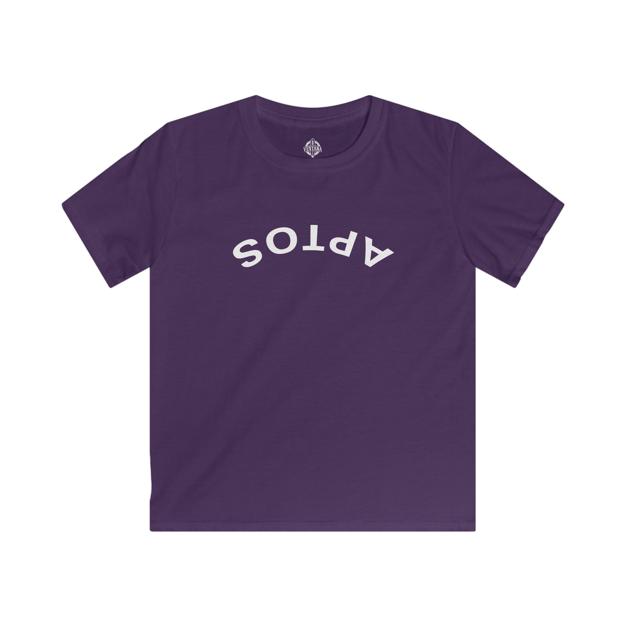 Purple t-shirt with &