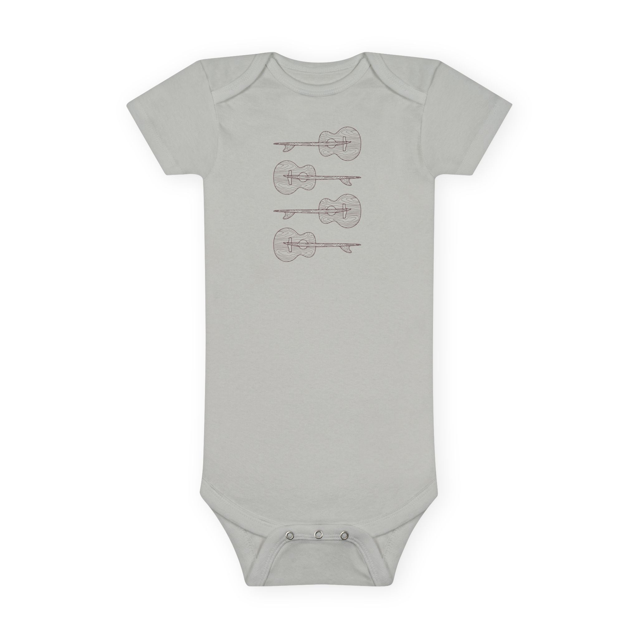 Ventana Santa Cruz Guitar Collab - Baby Short Sleeve 100% Cotton Onesie