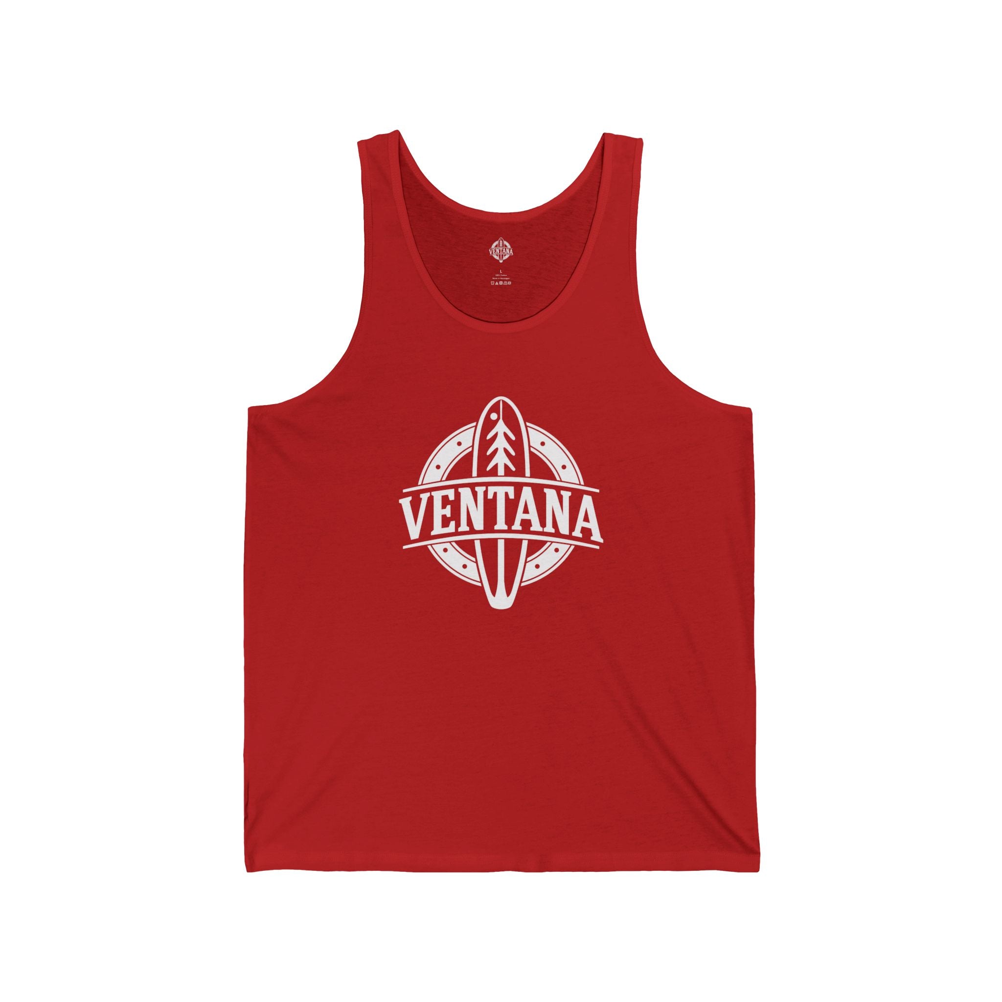 Ventana Treefish Logo - Cotton Jersey Tank Top Unisex