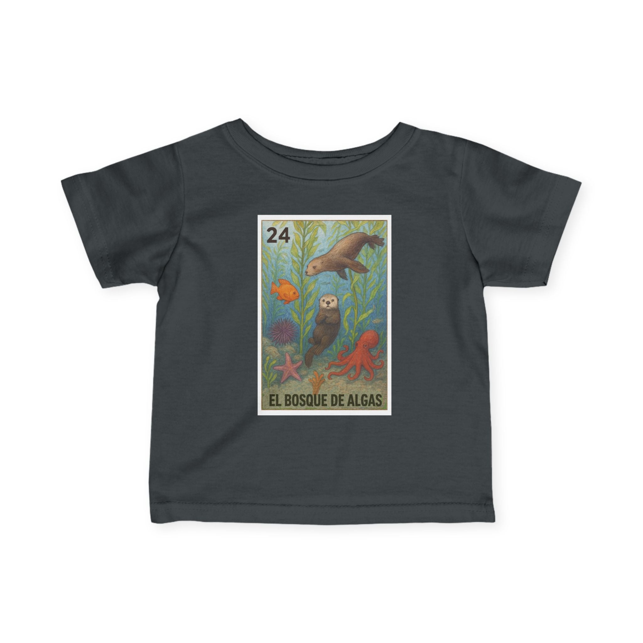 Kelp Forest Lotería - Infant 100% Cotton T-Shirt (El Bosque de Algas)