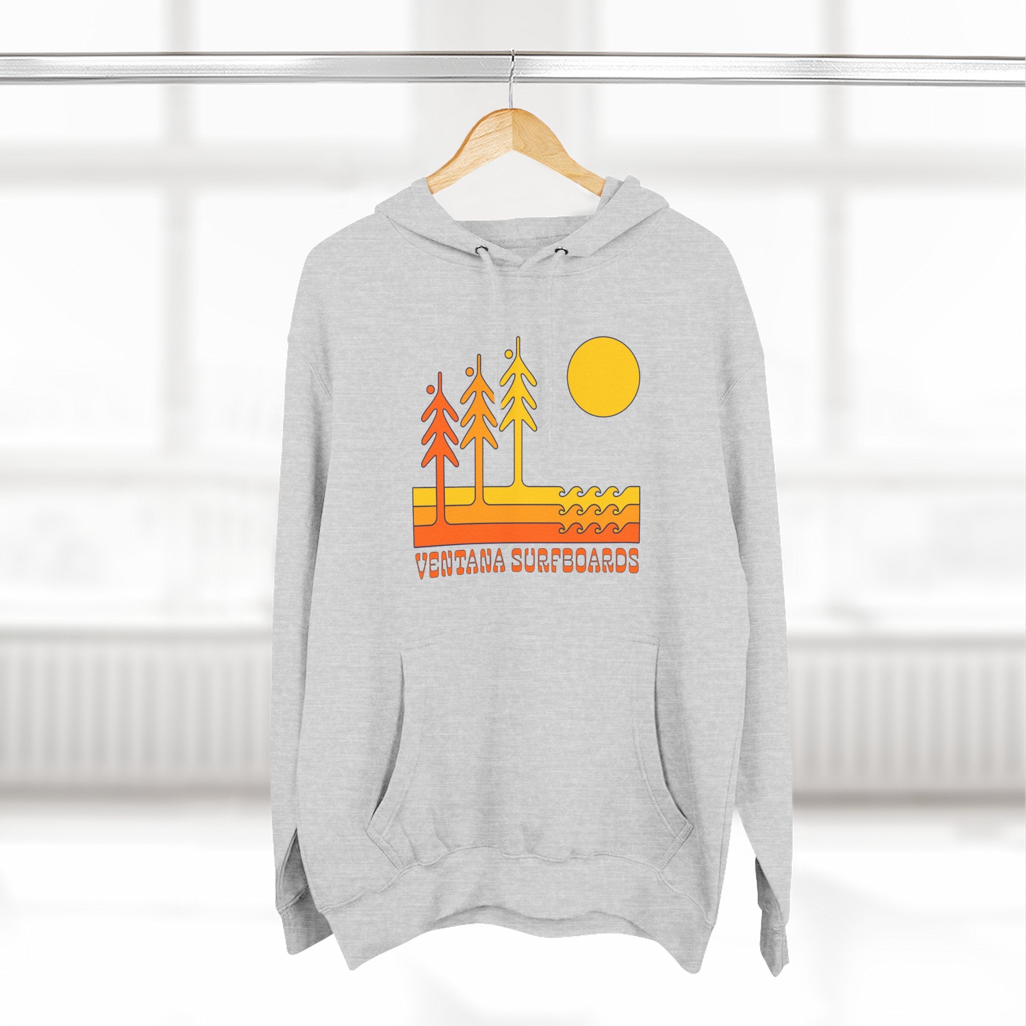 Ventana Circa 78 Unisex - Pull-Over Cotton Blend Fleece Hoodie