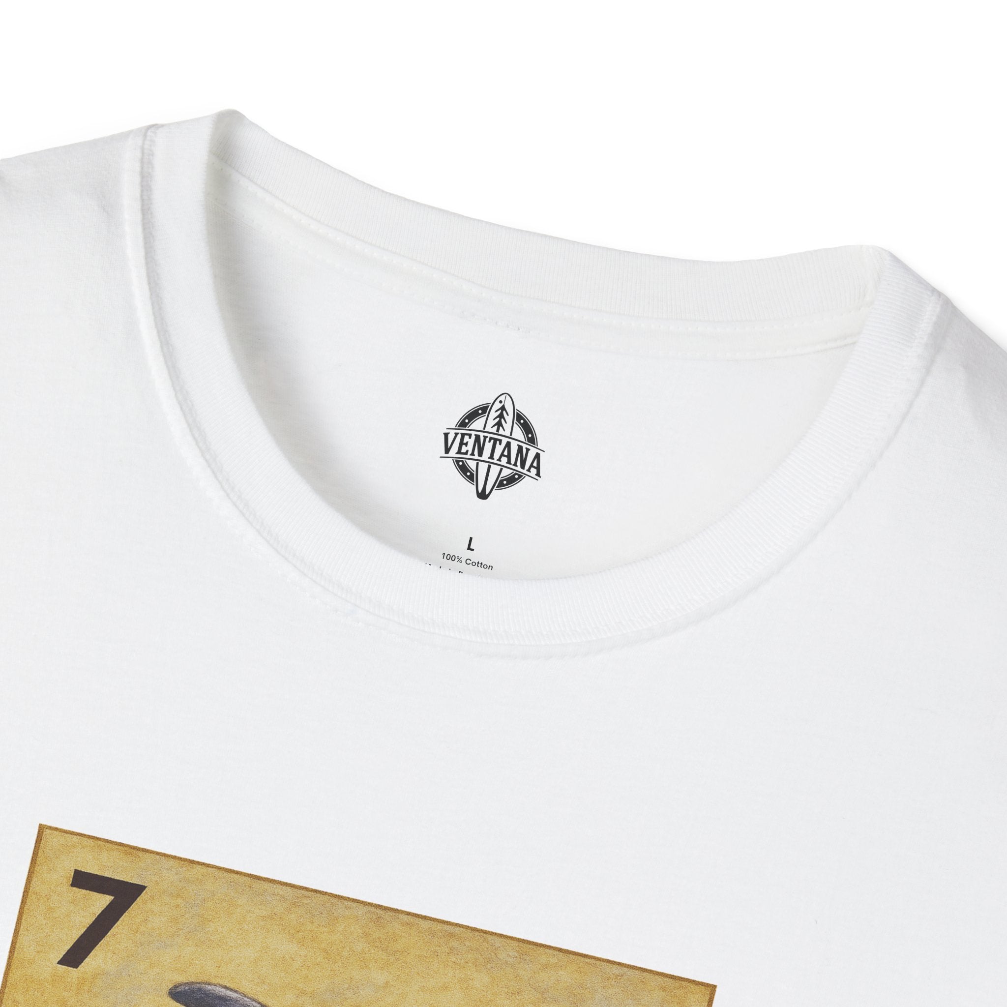 Dolphin Lotería Unisex - Soft Style U.S. Cotton T-Shirt (El Delfín)