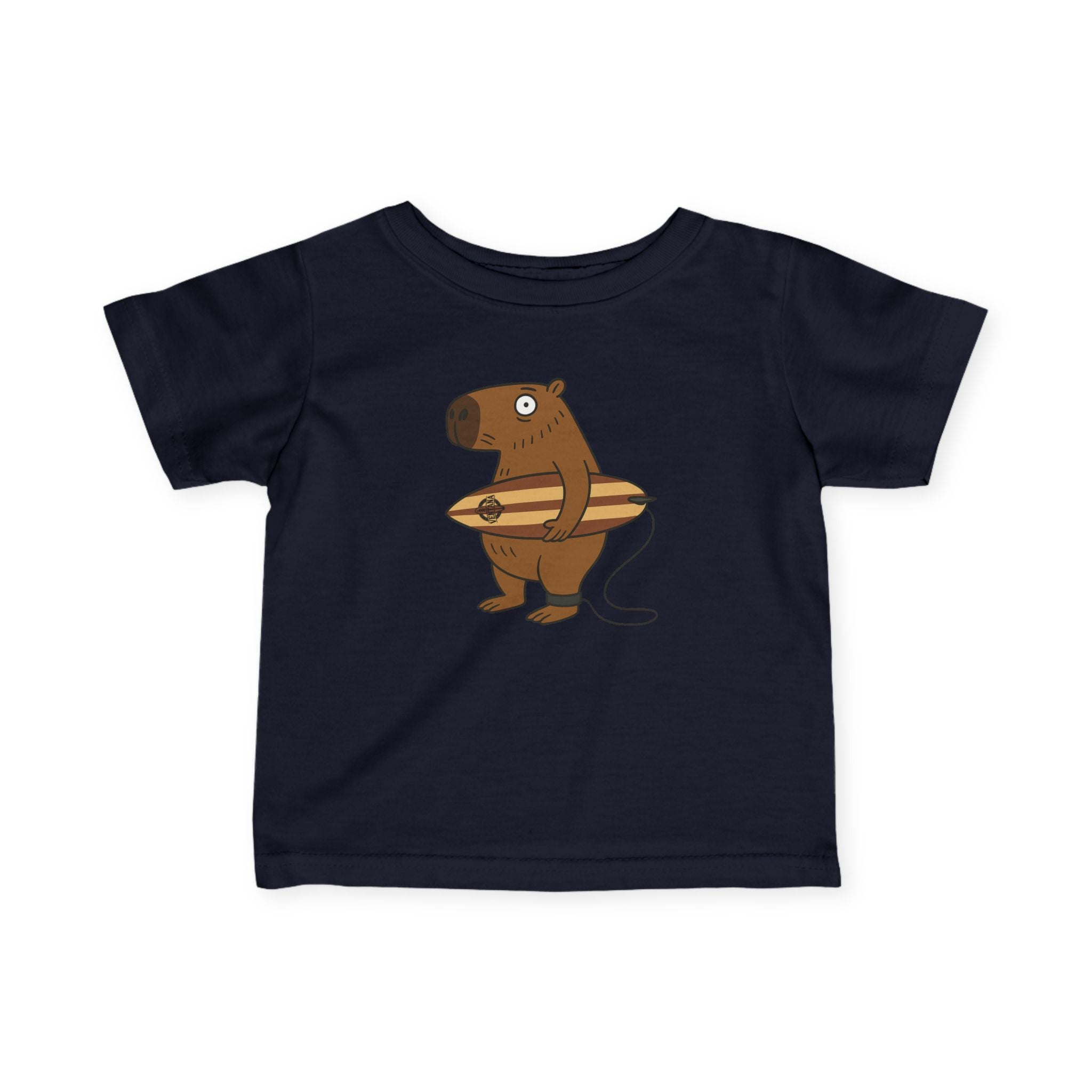 Capybara Surfer - Infant 100% Cotton T-Shirt