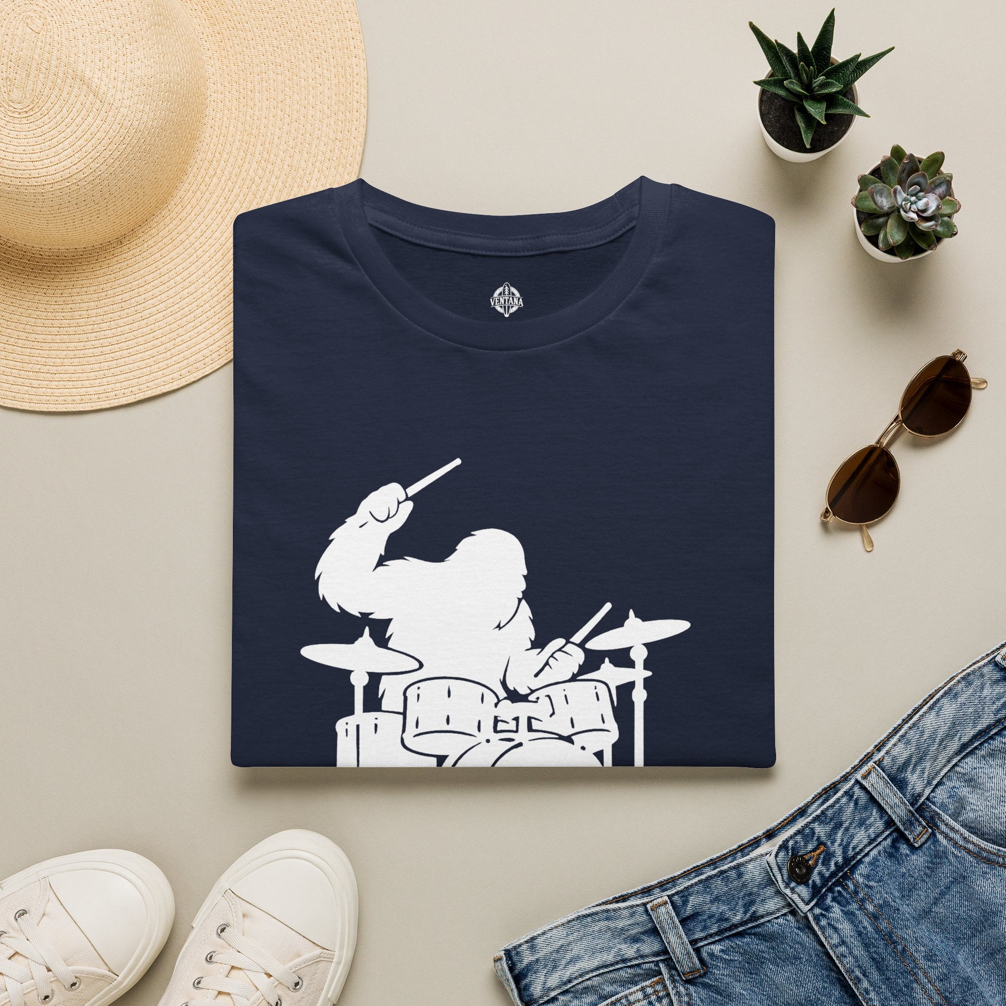 Ventana Drumsquatch Unisex - U.S. Cotton T-Shirt