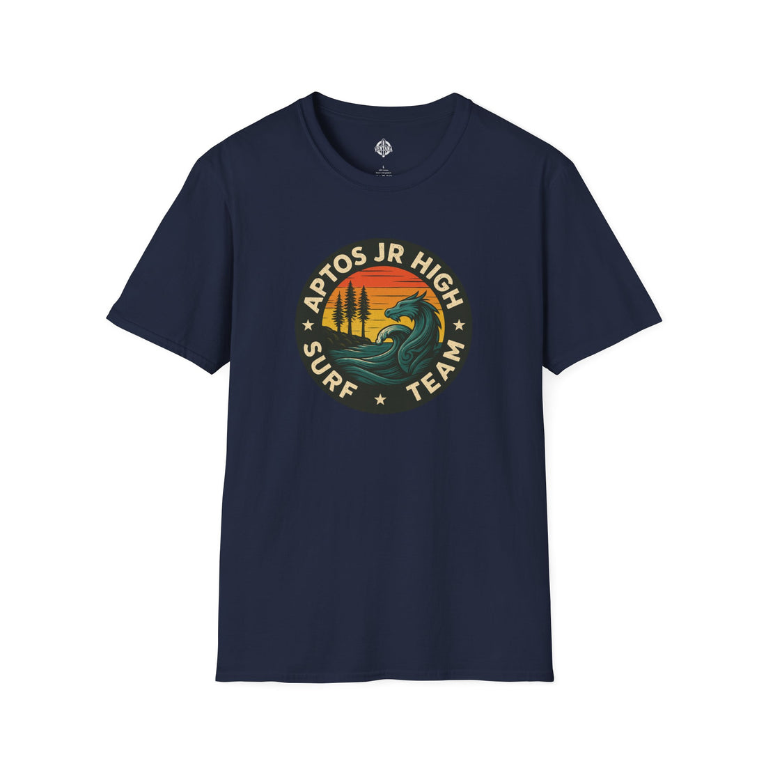 Aptos Junior High Surf Team Unisex - U.S. Cotton T-Shirt