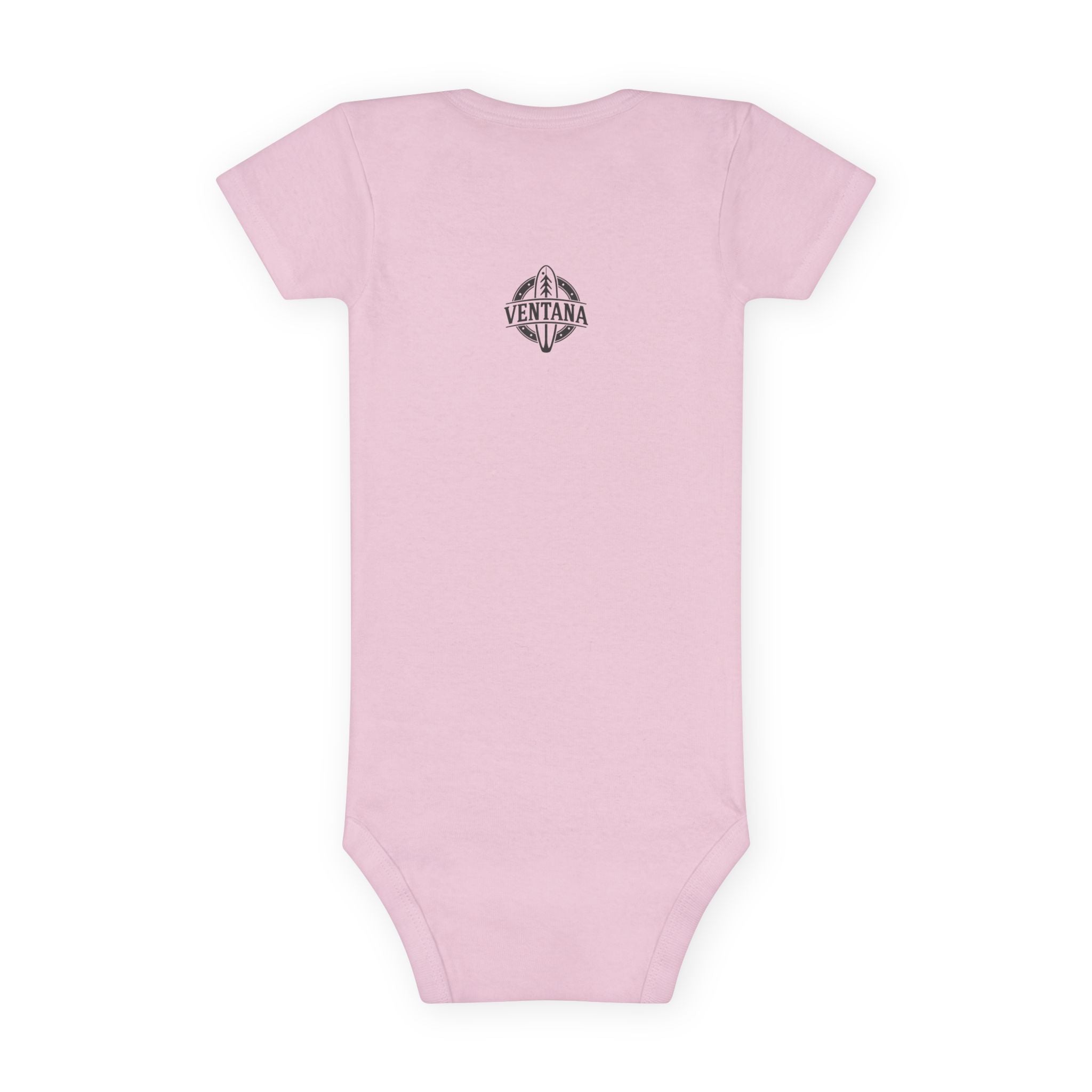 Ventana Surfsquatch - Baby Short Sleeve 100% Cotton Onesie