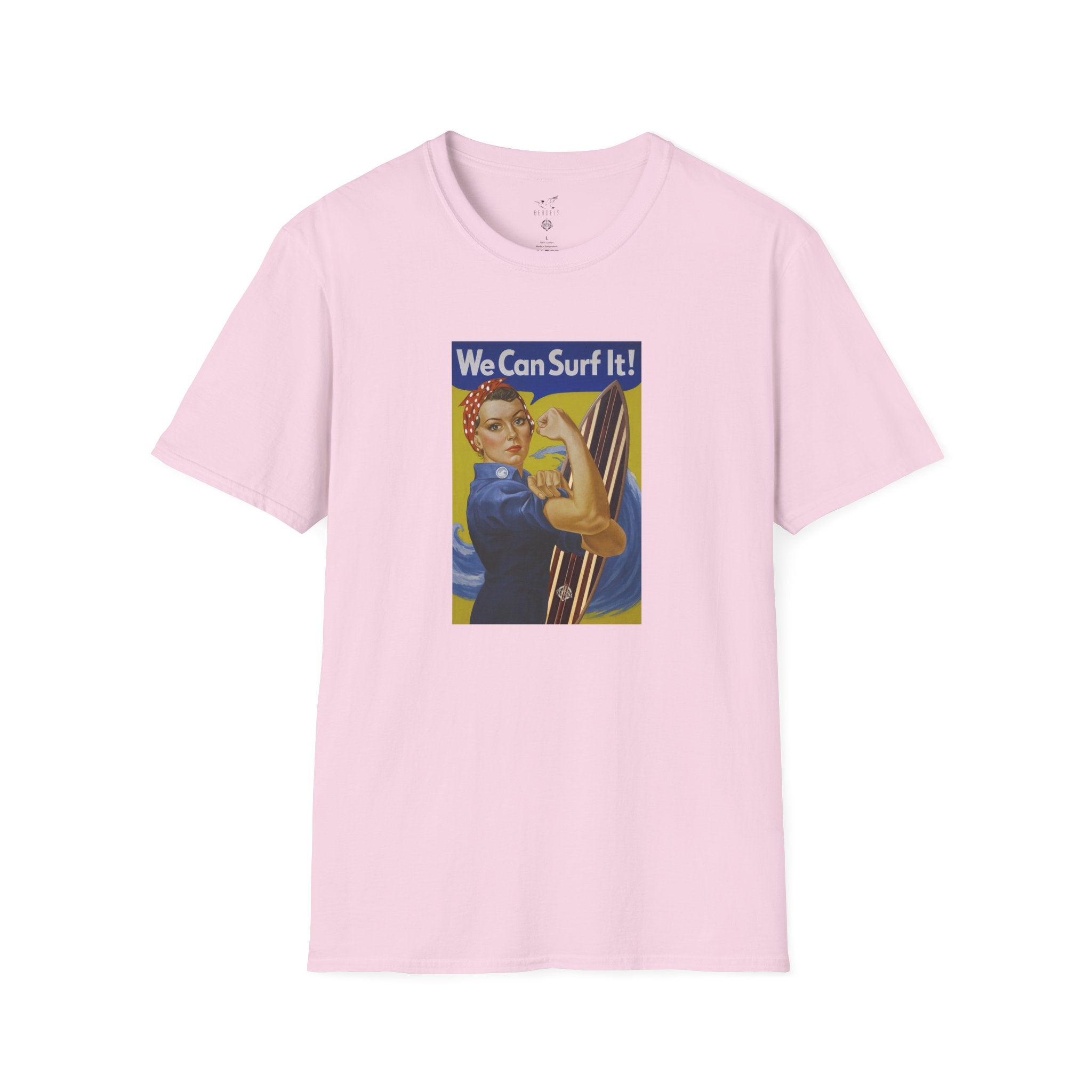 Rosie the Surfer Unisex - Soft Style U.S. Cotton T-Shirt