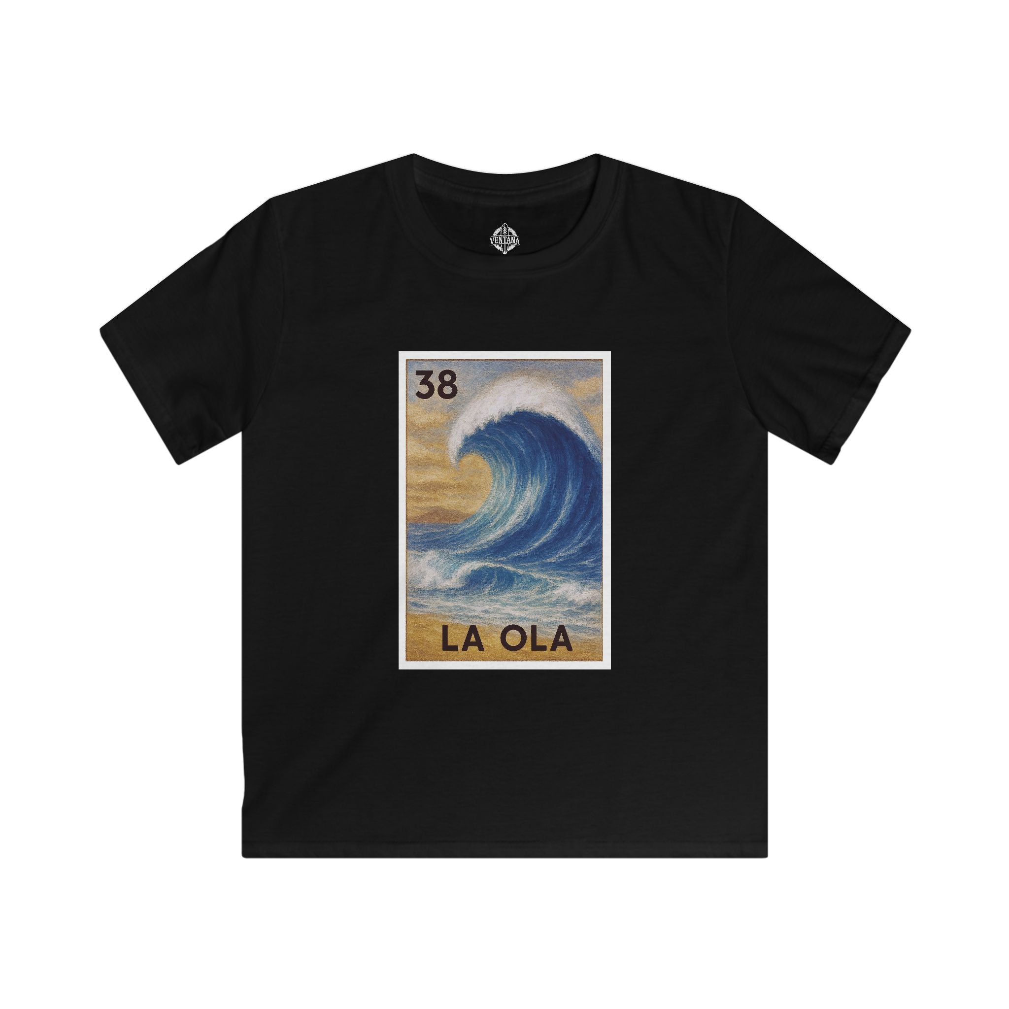 Wave Lotería Kids - Soft Style U.S. Cotton T-Shirt (La Ola)