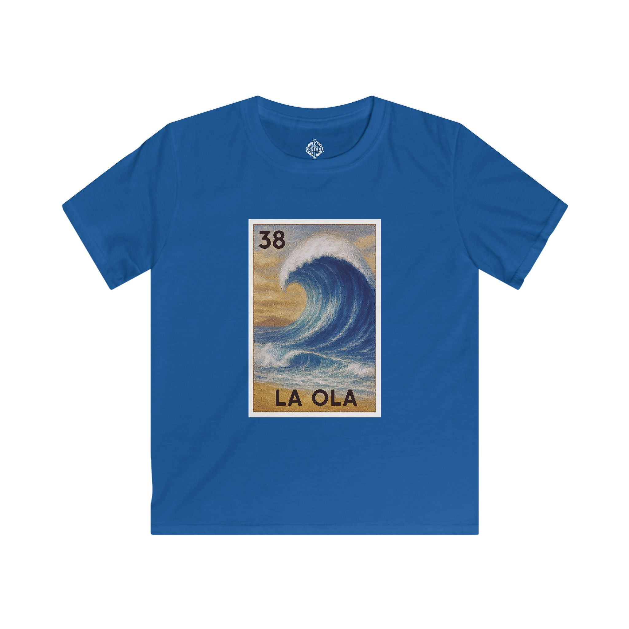 Wave Lotería Kids - Soft Style U.S. Cotton T-Shirt (La Ola)
