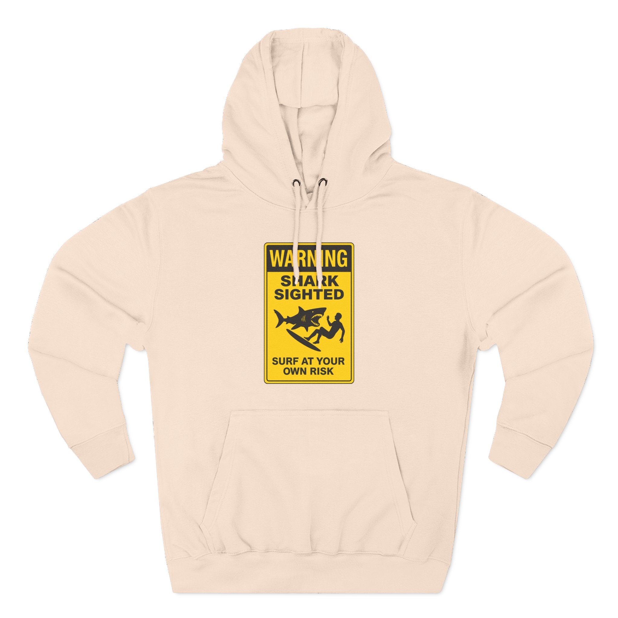 Shark Sighted Unisex - Pull-Over Cotton Blend Fleece Hoodie