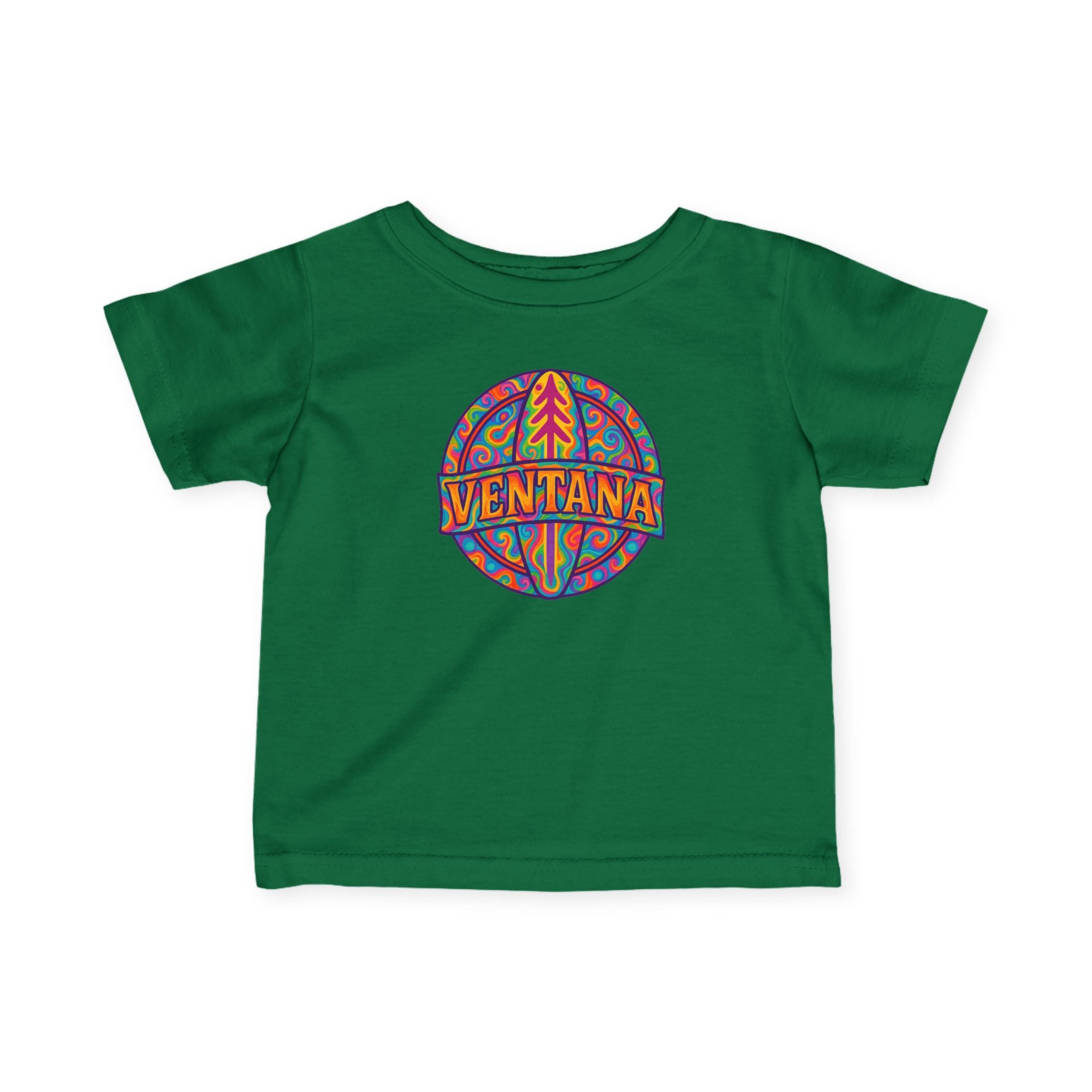 Ventana Psychedelic Treefish Logo - Infant 100% Cotton T-Shirt