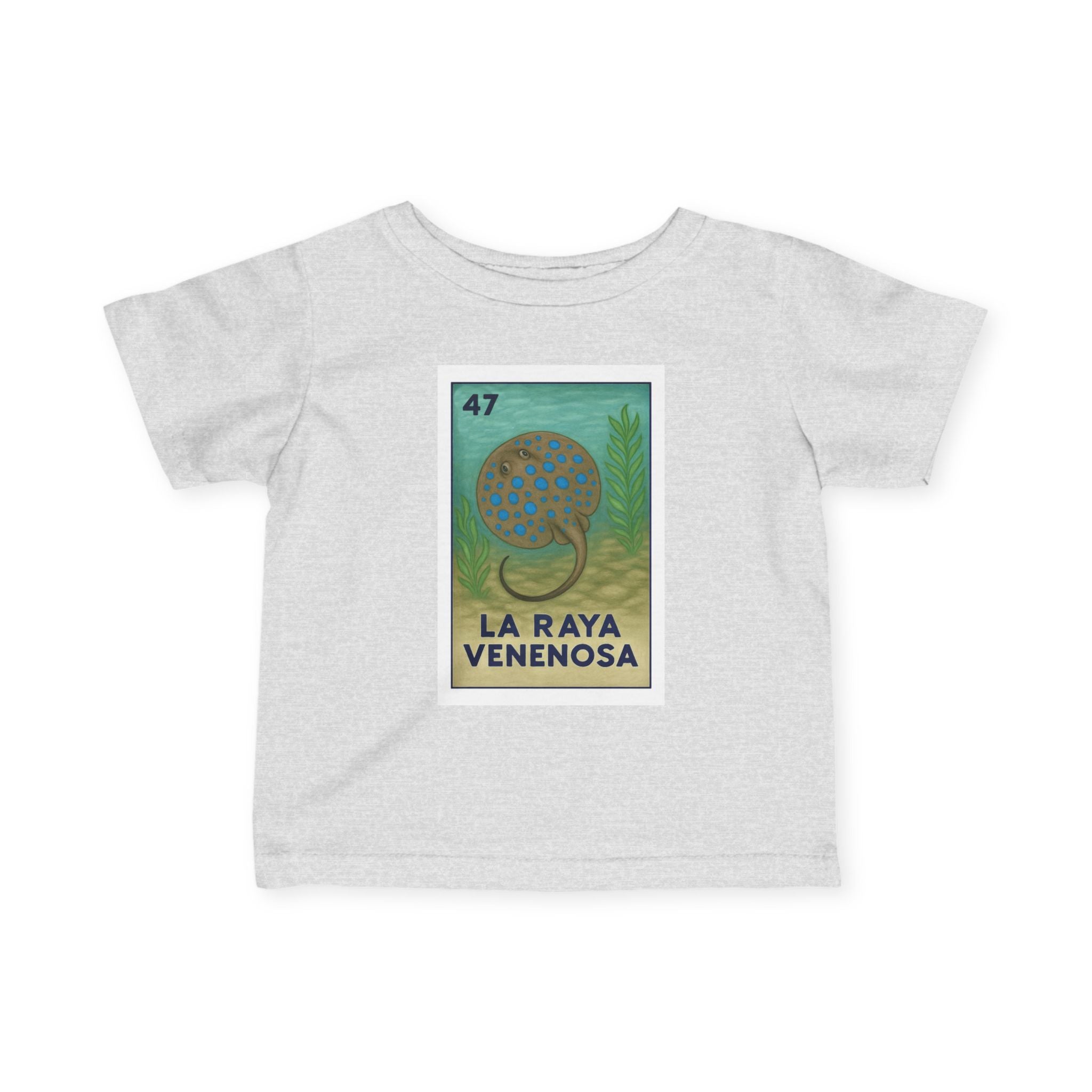 Stingray Lotería - Infant 100% Cotton T-Shirt (La Orca)