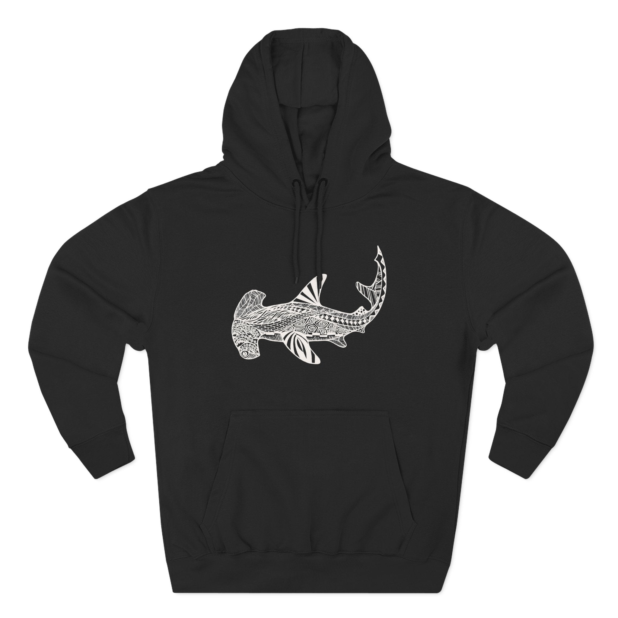 Ventangle Hammerhead Unisex - Pull-Over Cotton Blend Fleece Hoodie