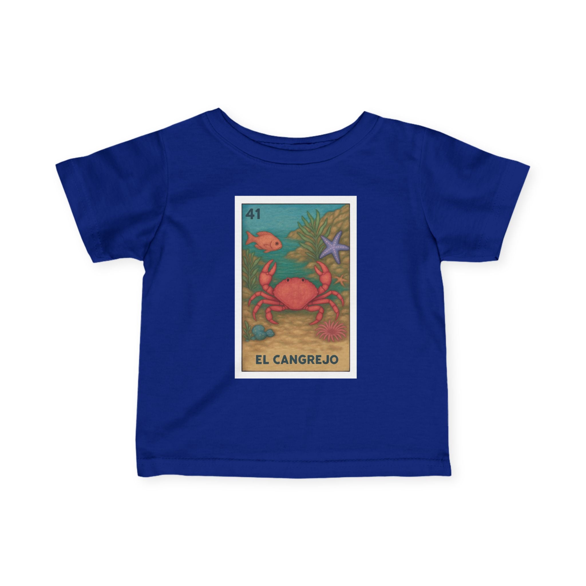 Crab Lotería - Infant 100% Cotton T-Shirt (El Cangrejo)
