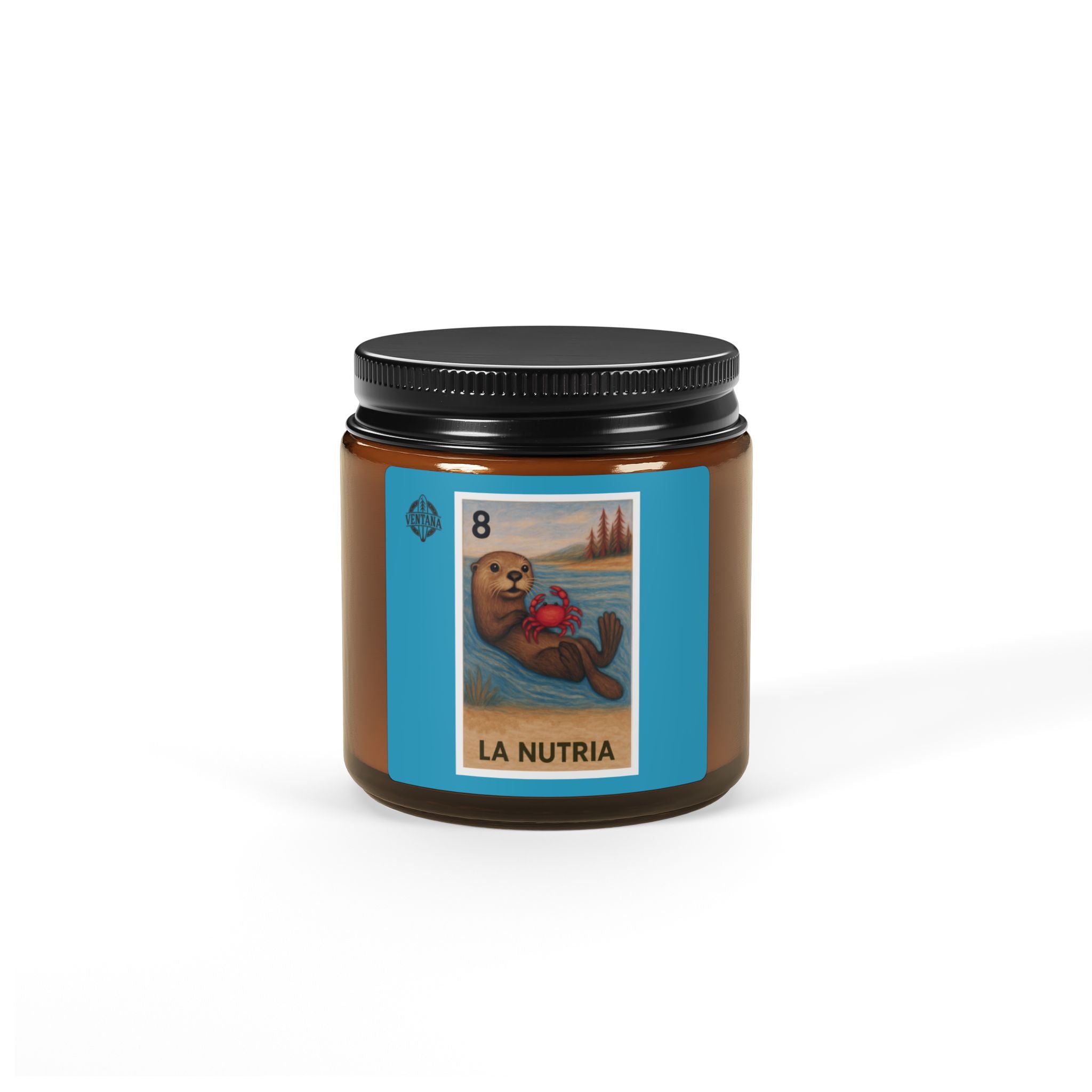 Sea Otter Lotería - Scented Soy Candle (La Nutria)