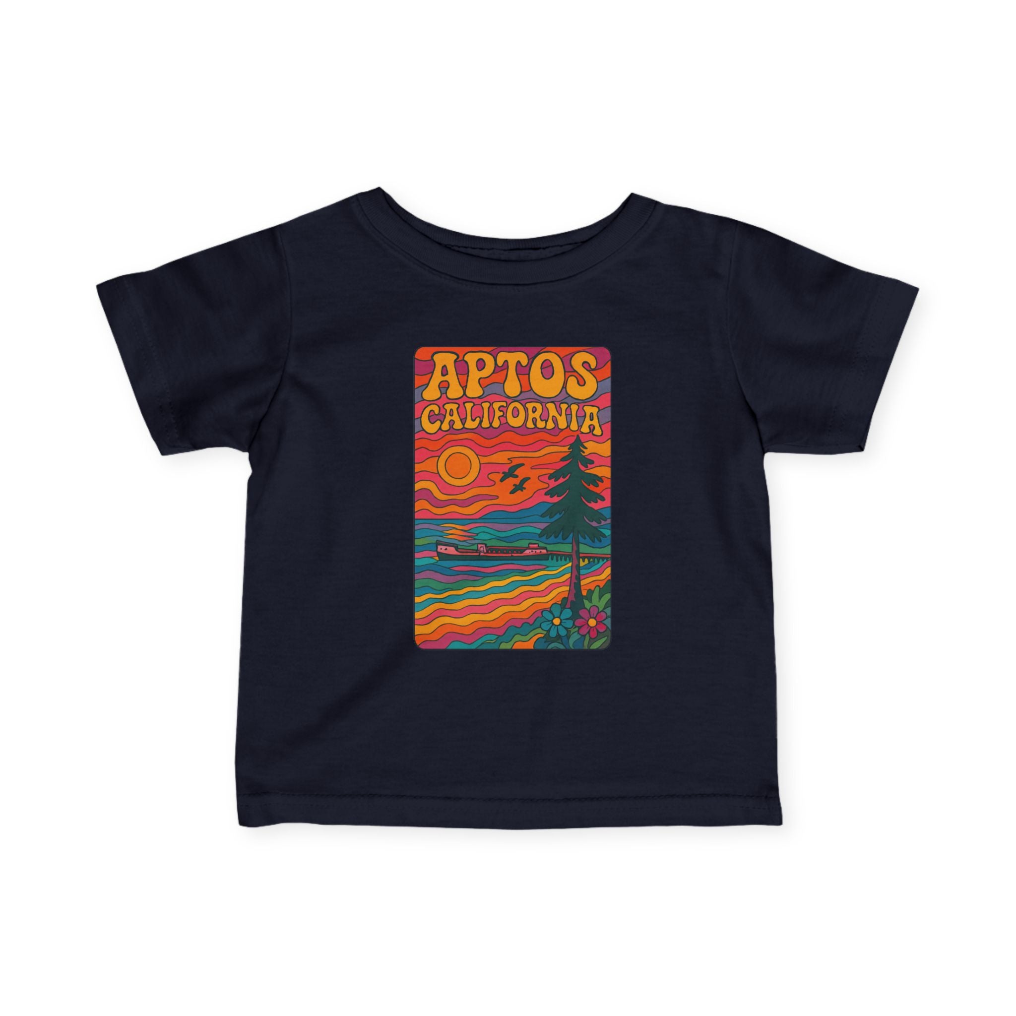 Aptos California Psychedelic - Infant 100% Cotton T-Shirt