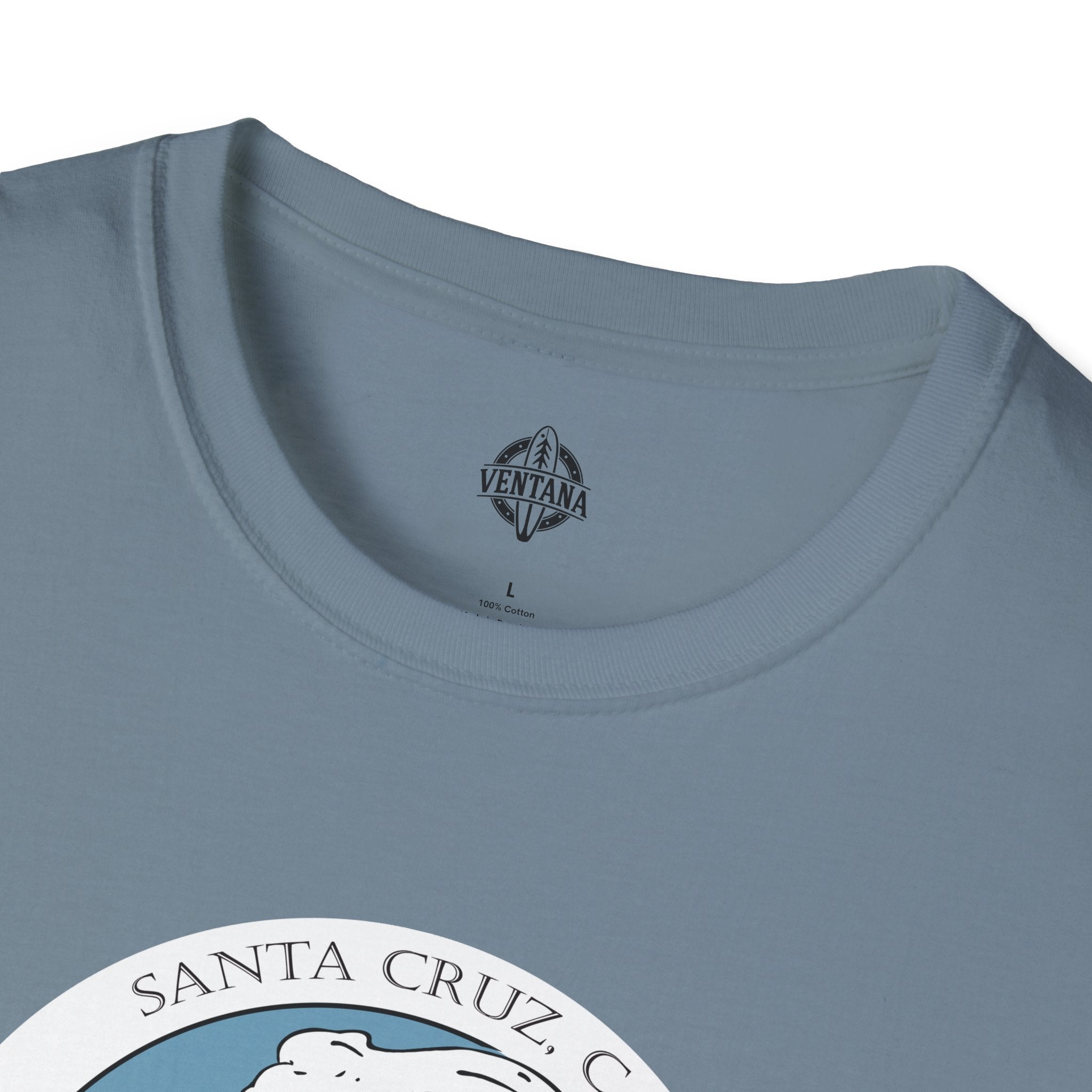 Surf with Otter 841 by Thiago Bianchini Unisex - Soft Style U.S. Cotton T-Shirt