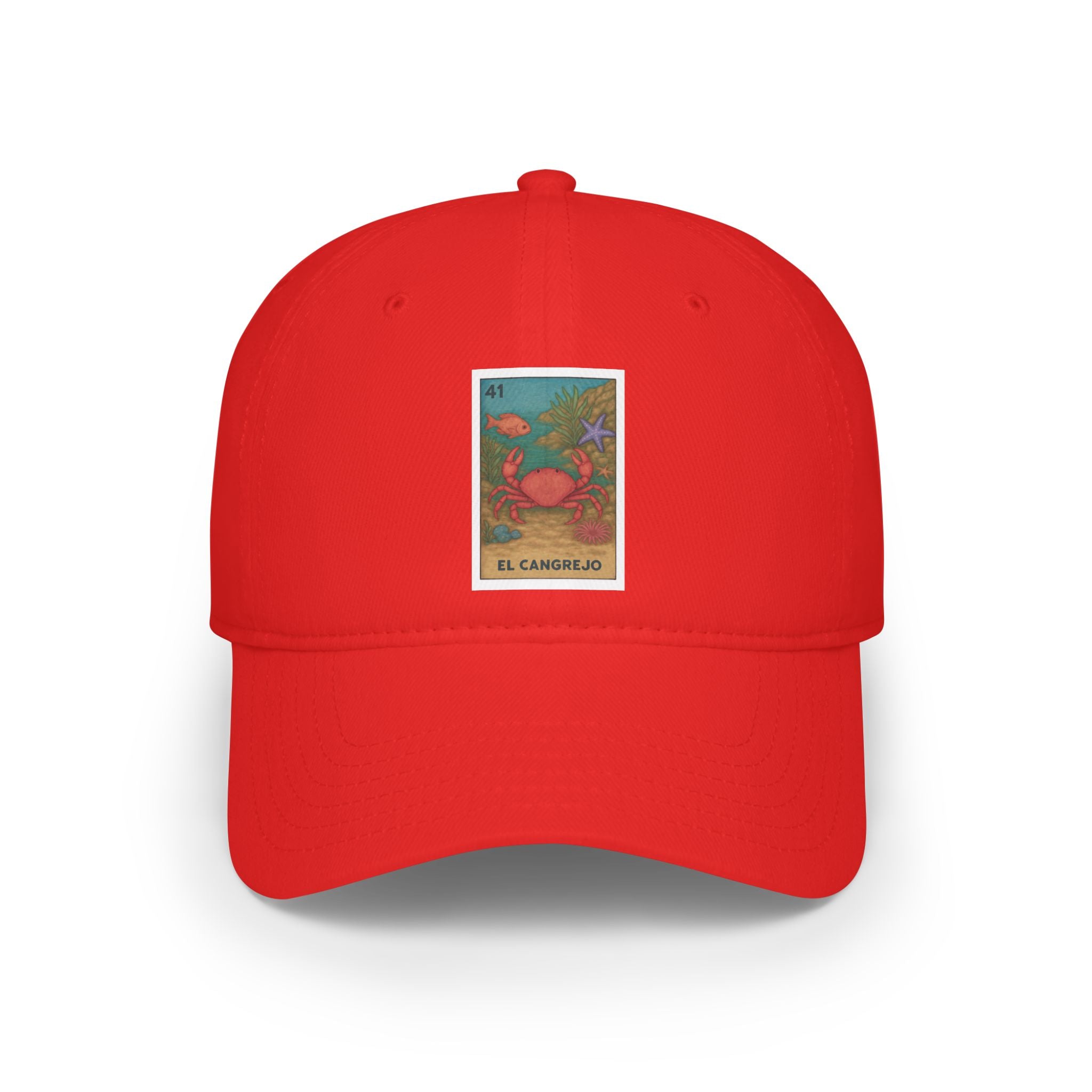Crab Lotería Unisex - 100% Cotton Baseball Cap (El Cangrejo)