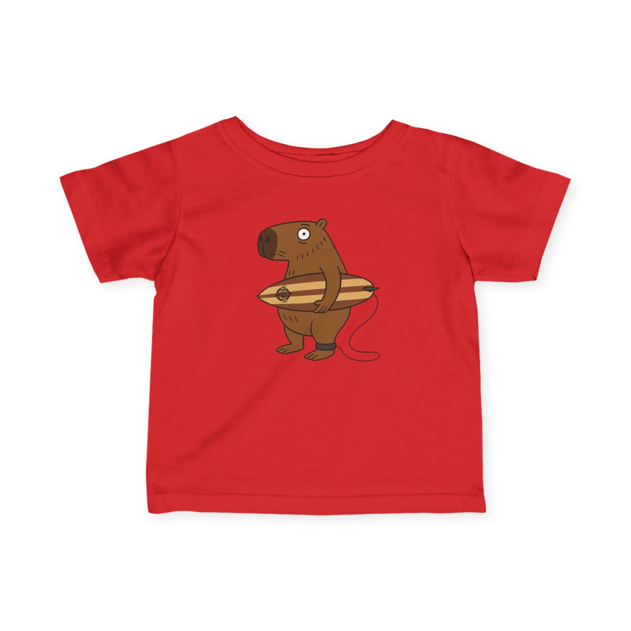 Capybara Surfer - Infant 100% Cotton T-Shirt