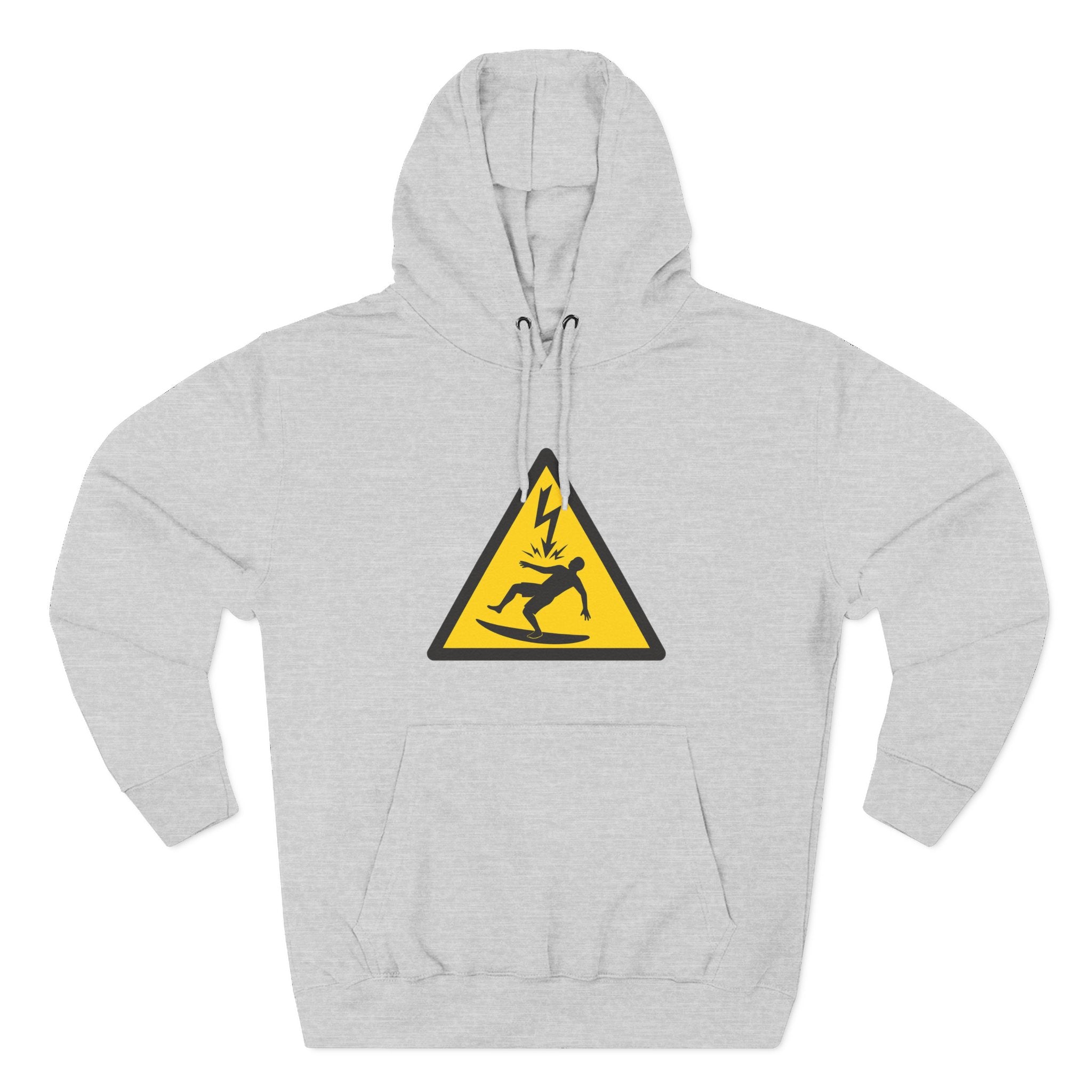 Electric Surfer Unisex - Pull-Over Cotton Blend Fleece Hoodie