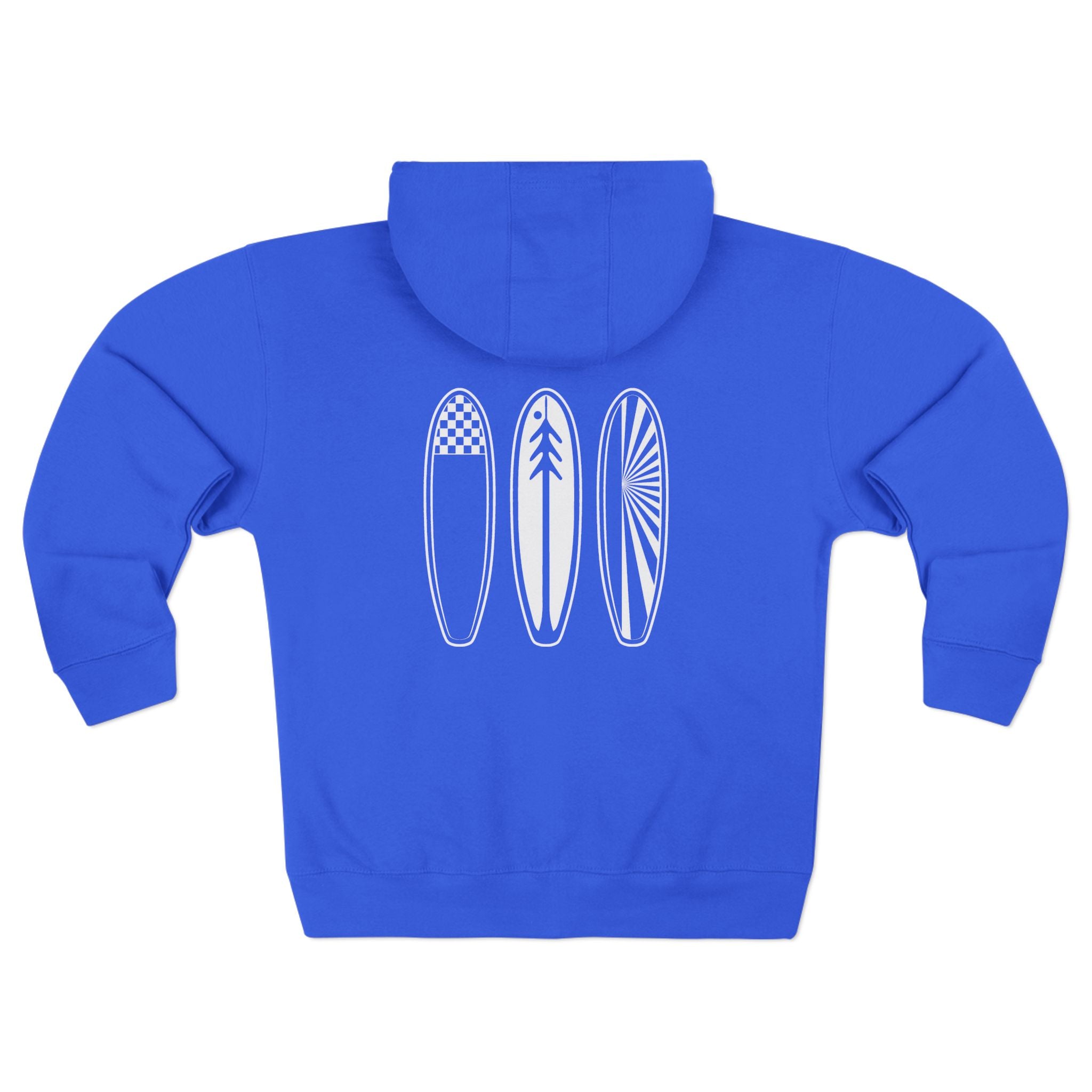 Ventana Three Board Unisex - Zip Cotton Blend Fleece Hoodie