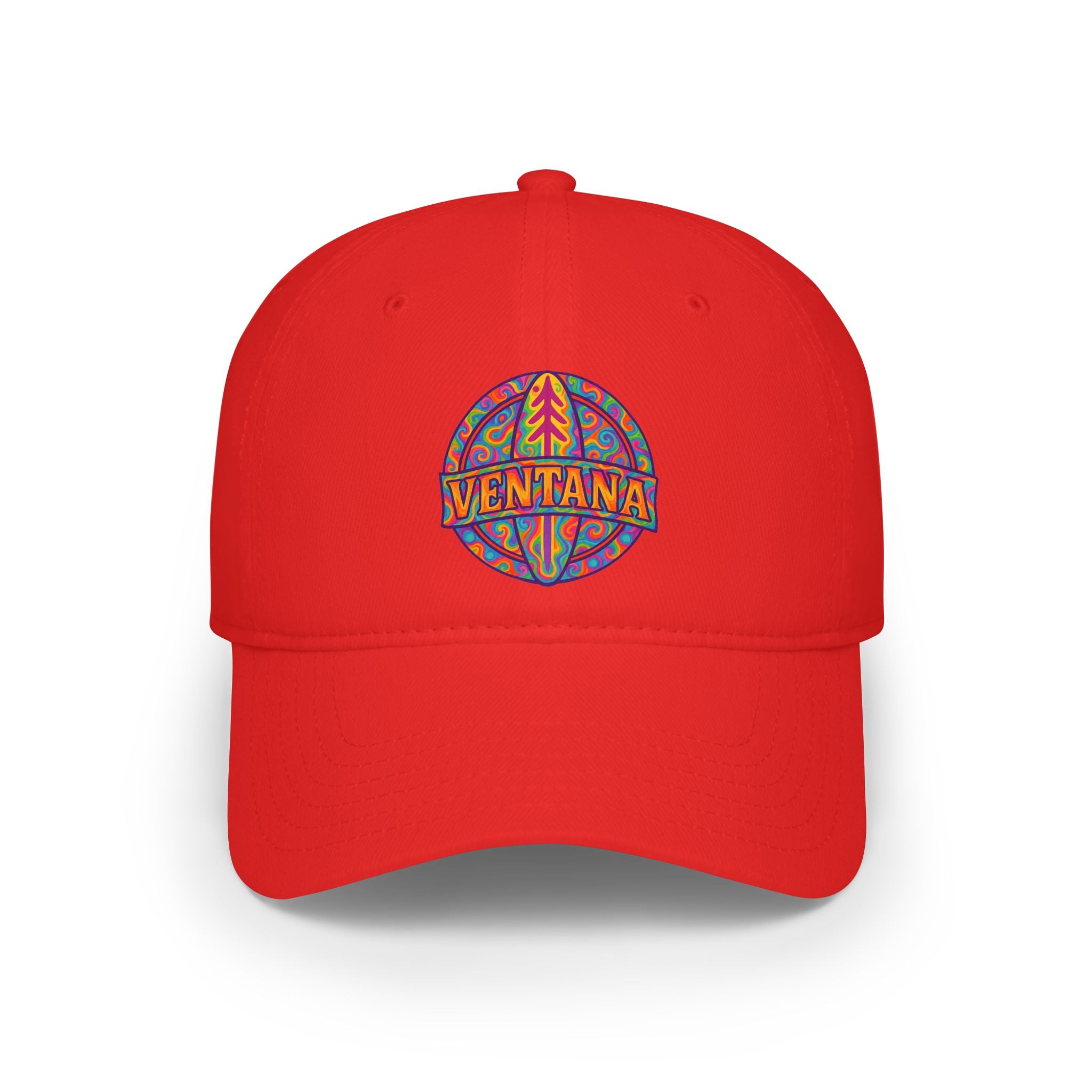 Ventana Psychedelic Treefish Logo - 100% Cotton Baseball Cap