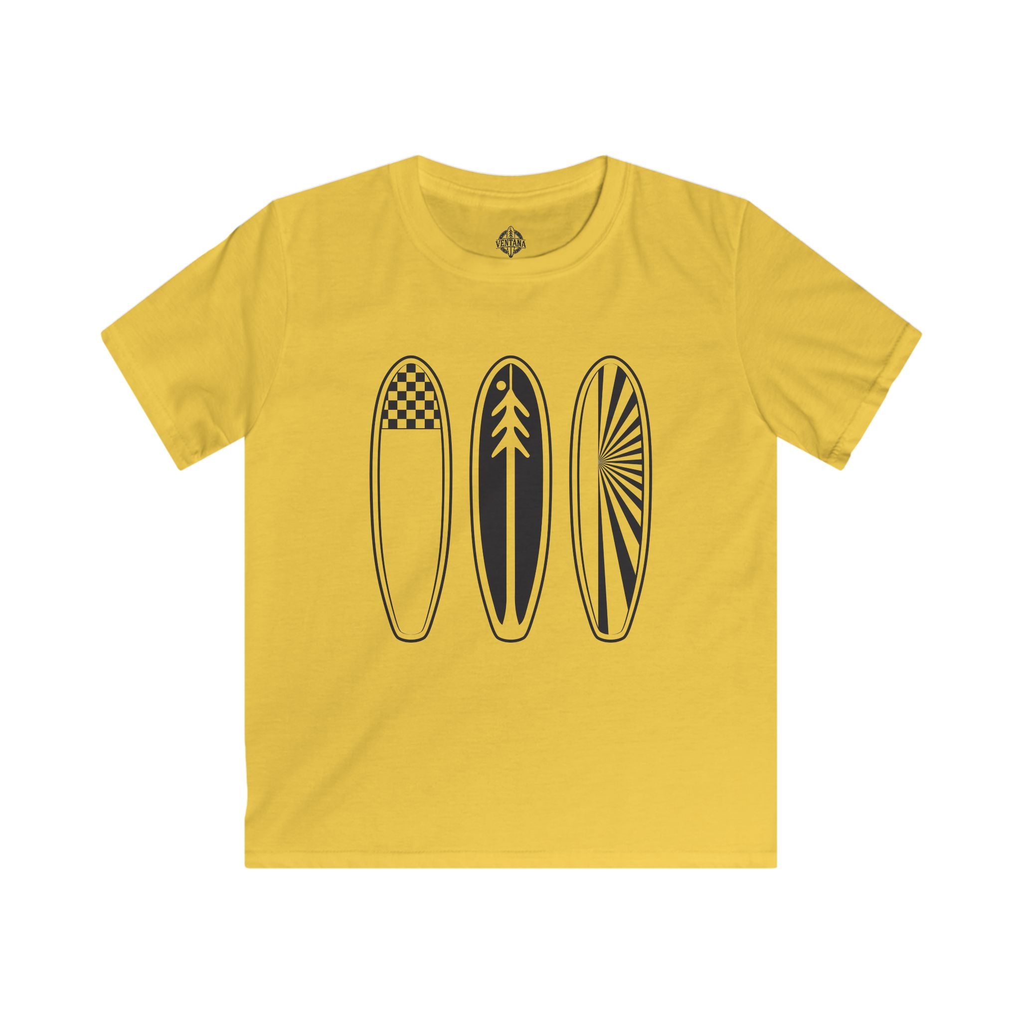 Ventana Three Board Kids - Soft Style U.S. Cotton T-Shirt