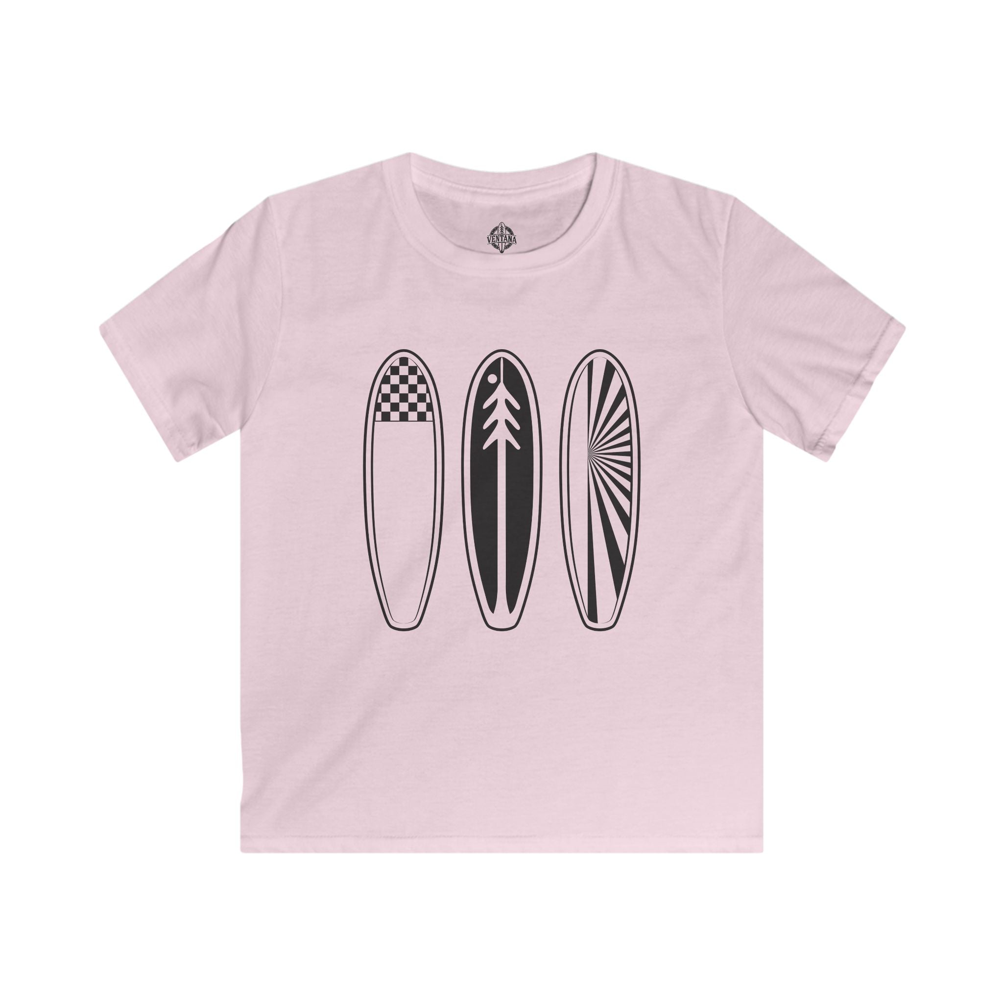 Ventana Three Board Kids - Soft Style U.S. Cotton T-Shirt