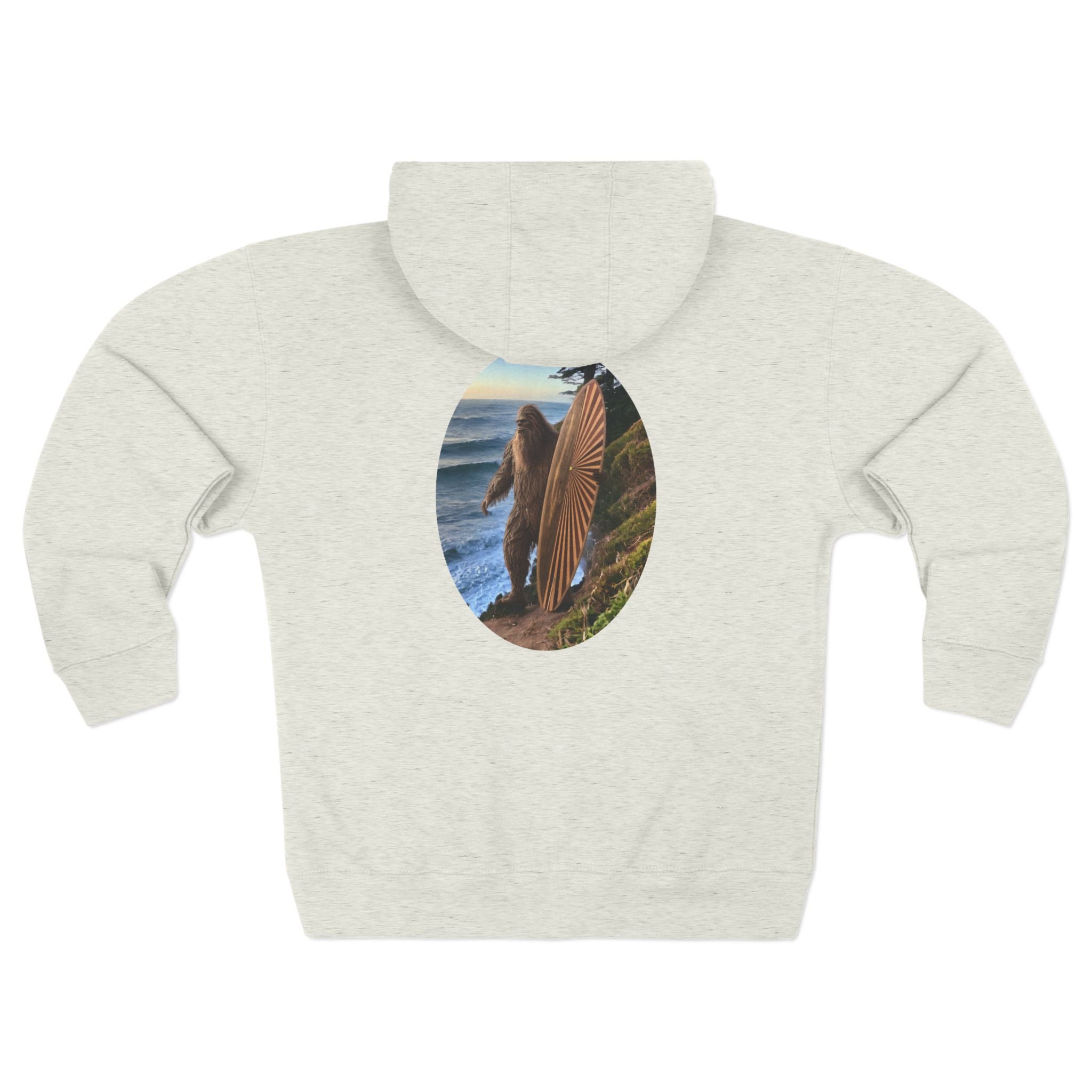 Ventana Real Surfsquatch Unisex - Zip Cotton Blend Fleece Hoodie