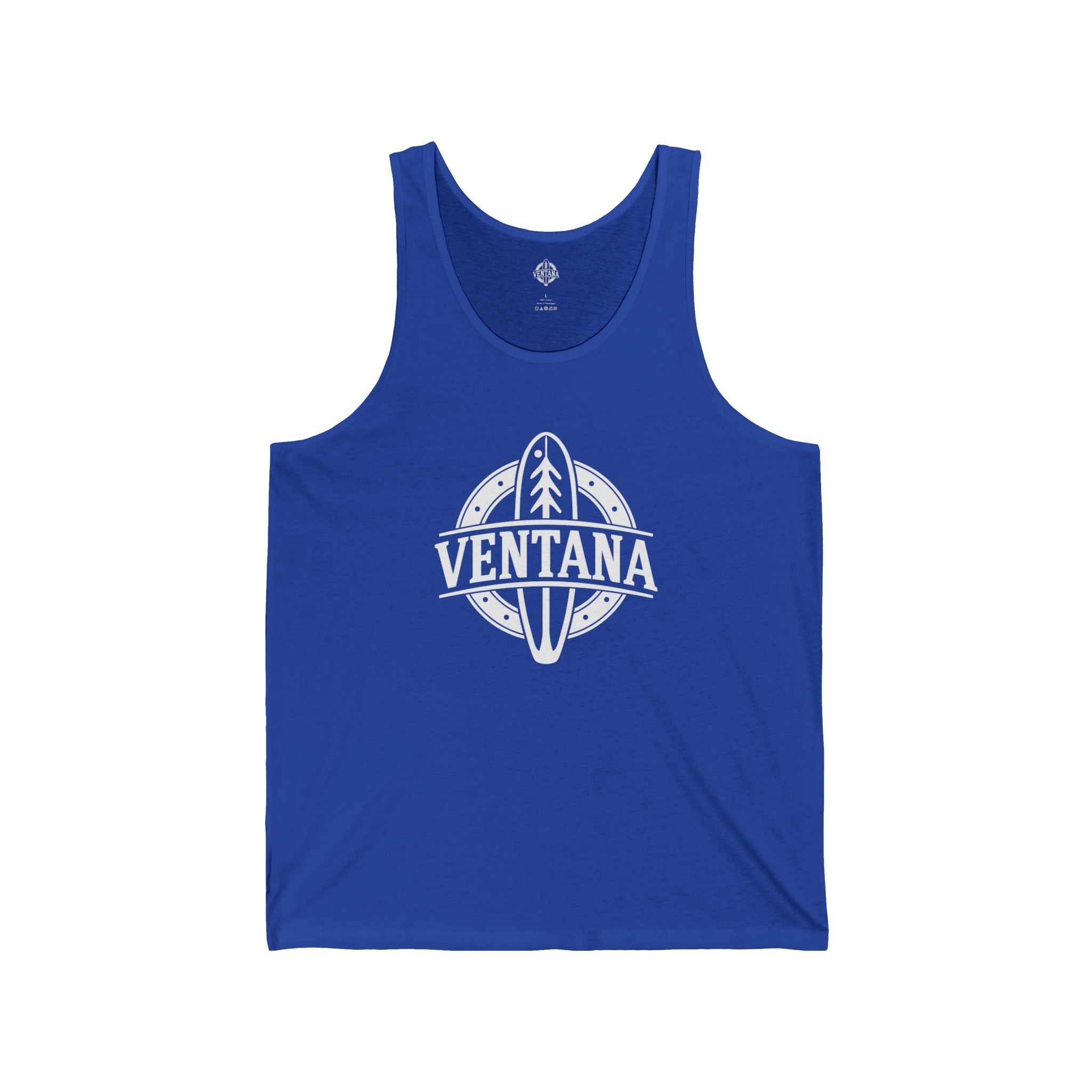 Ventana Treefish Logo - Cotton Jersey Tank Top Unisex