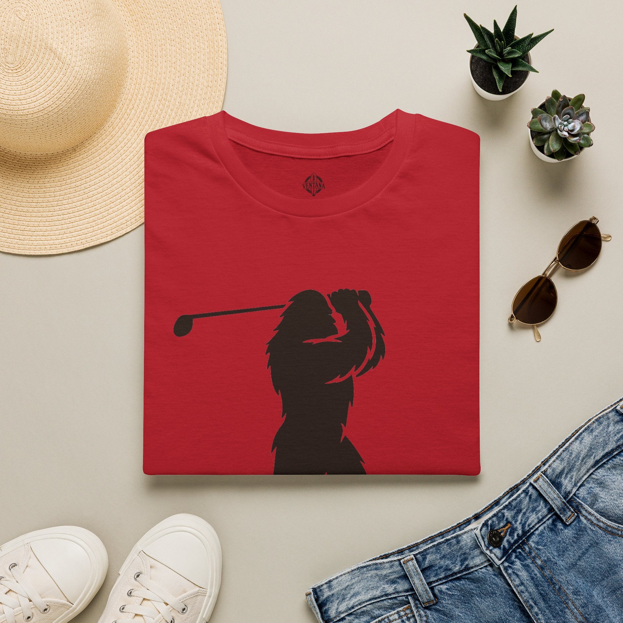 Ventana Golfsquatch Unisex - U.S. Cotton T-Shirt