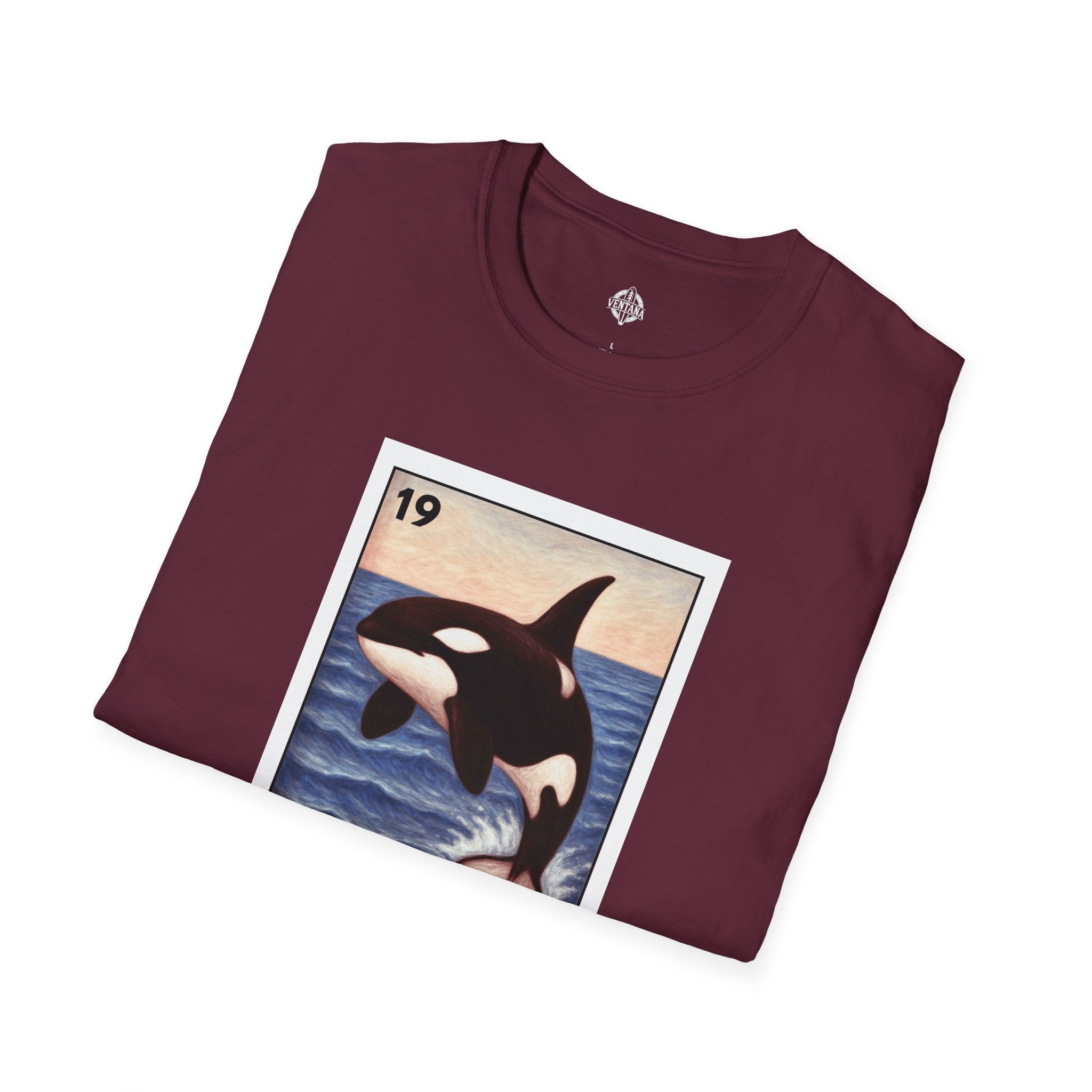 Orca Lotería Unisex - Soft Style U.S. Cotton T-Shirt (La Orca)