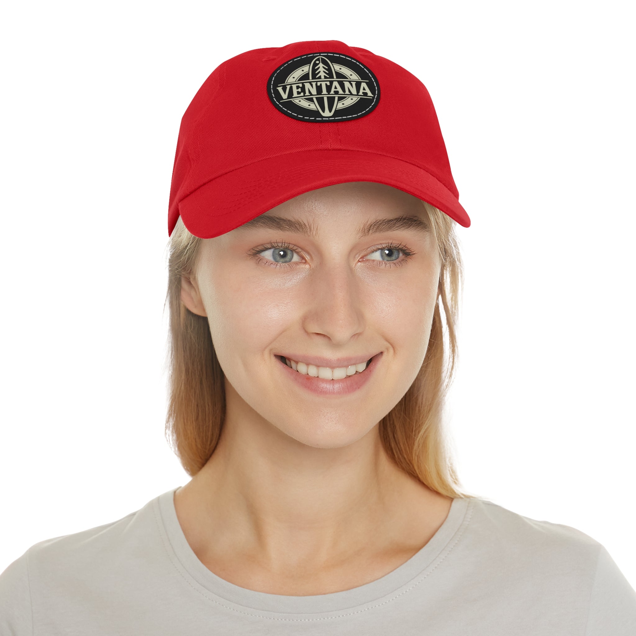 Ventana Treefish Logo Vegan Leather Patch Hat