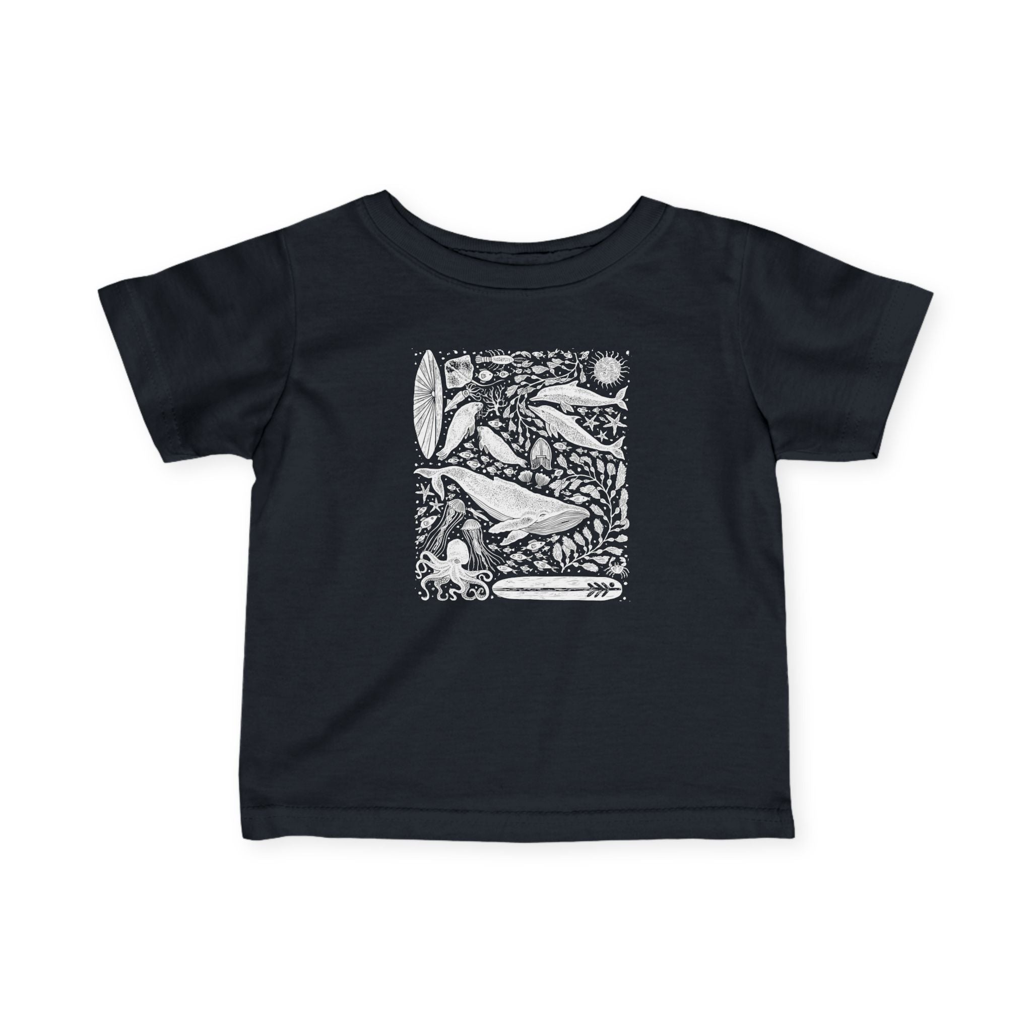 Ventana Marine Life by Lili Arnold - Infant 100% Cotton T-Shirt