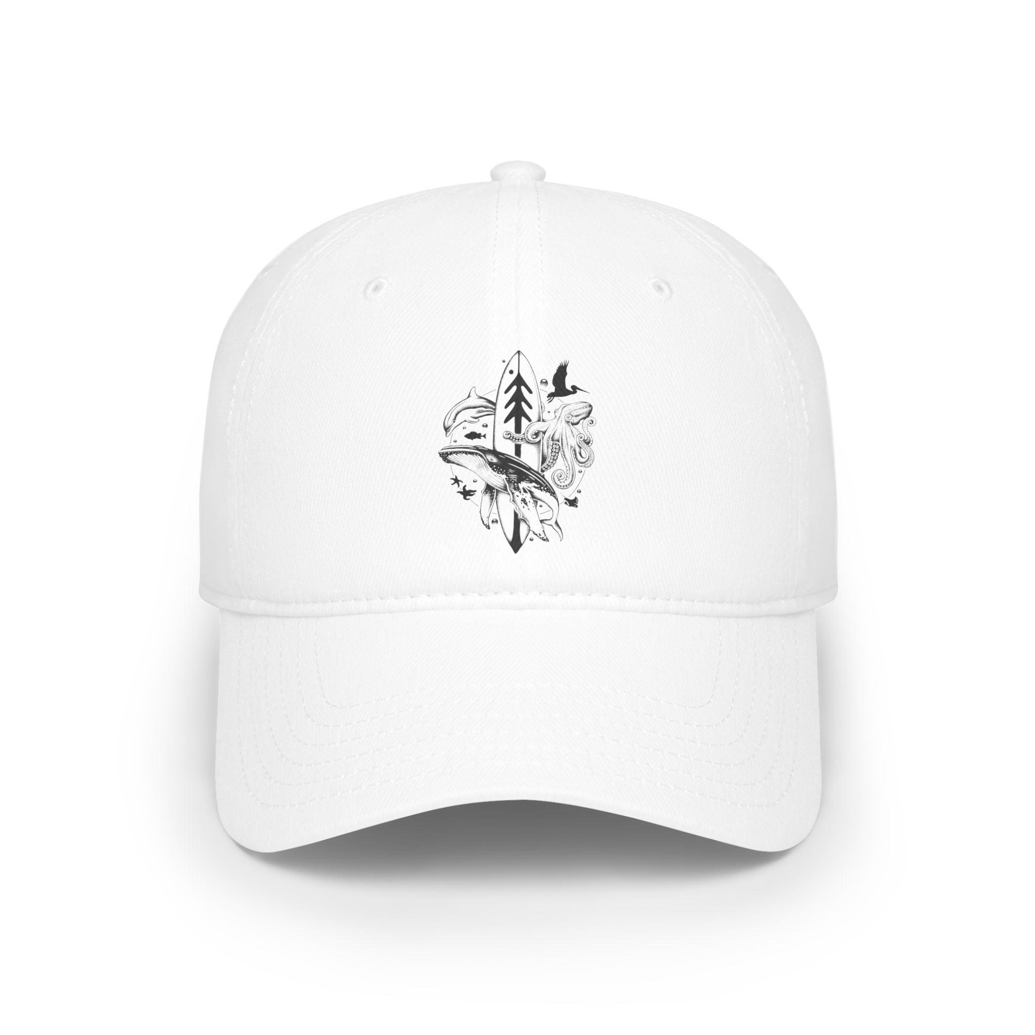 Ventana Monterey Bay by Thiago Bianchini Unisex - 100% Cotton Baseball Cap