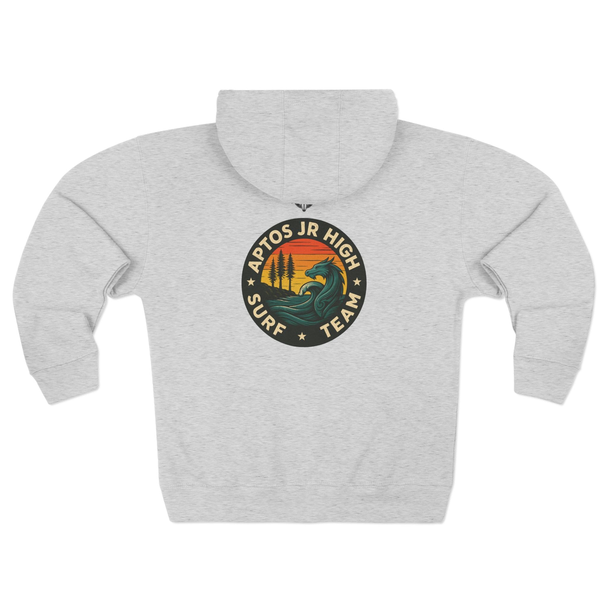 Aptos Junior High Surf Team Unisex - Zip Cotton Blend Fleece Hoodie